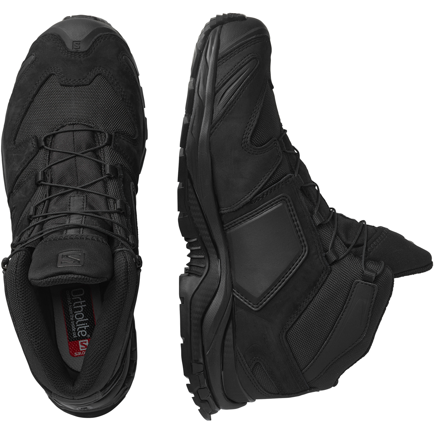 Ботинки Salomon XA Forces Mid Wide EN, цвет: Чёрный — фото 2
