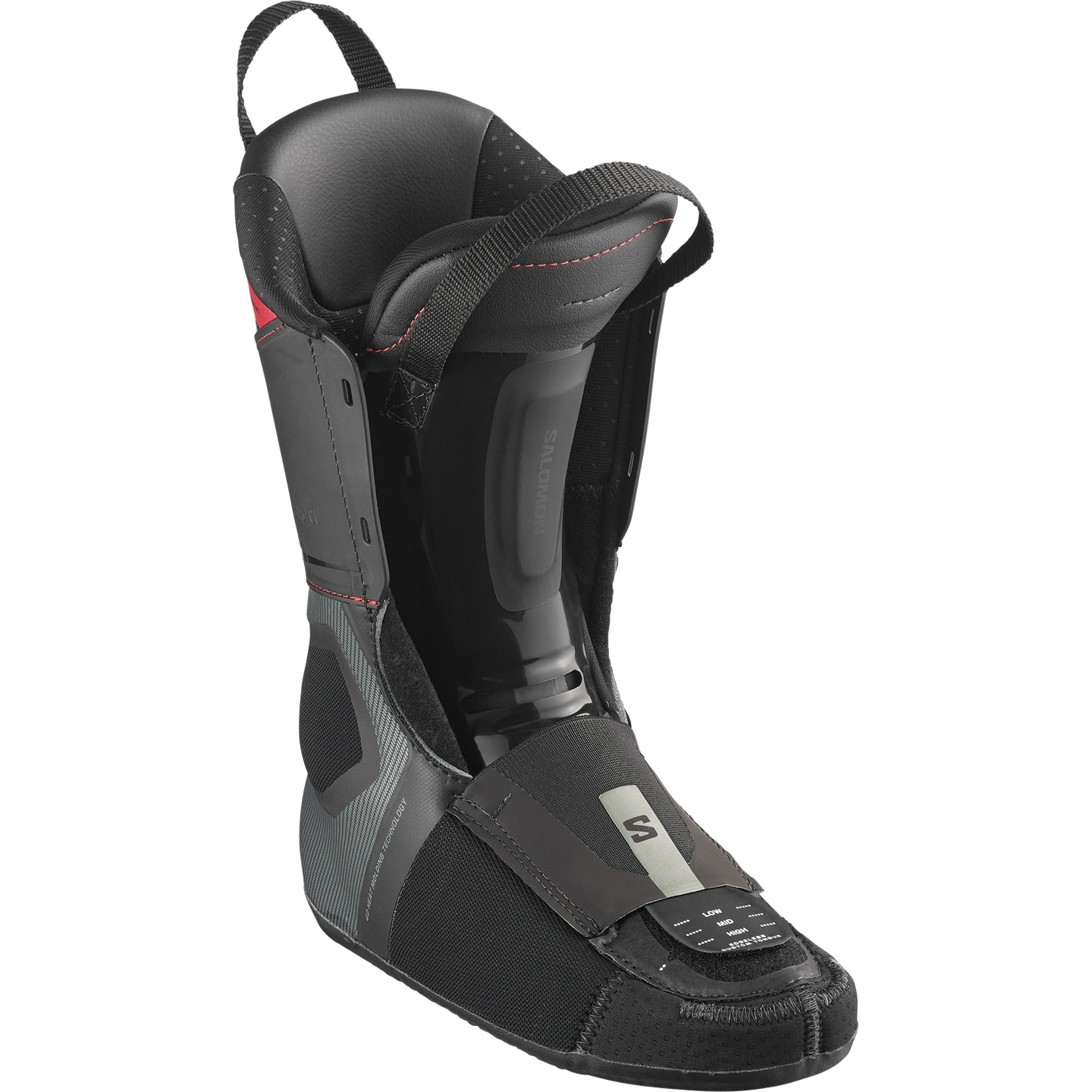 Мужские горнолыжные ботинки Salomon S/Pro Supra S Boa 120, цвет: Серый / Чёрный — фото 1