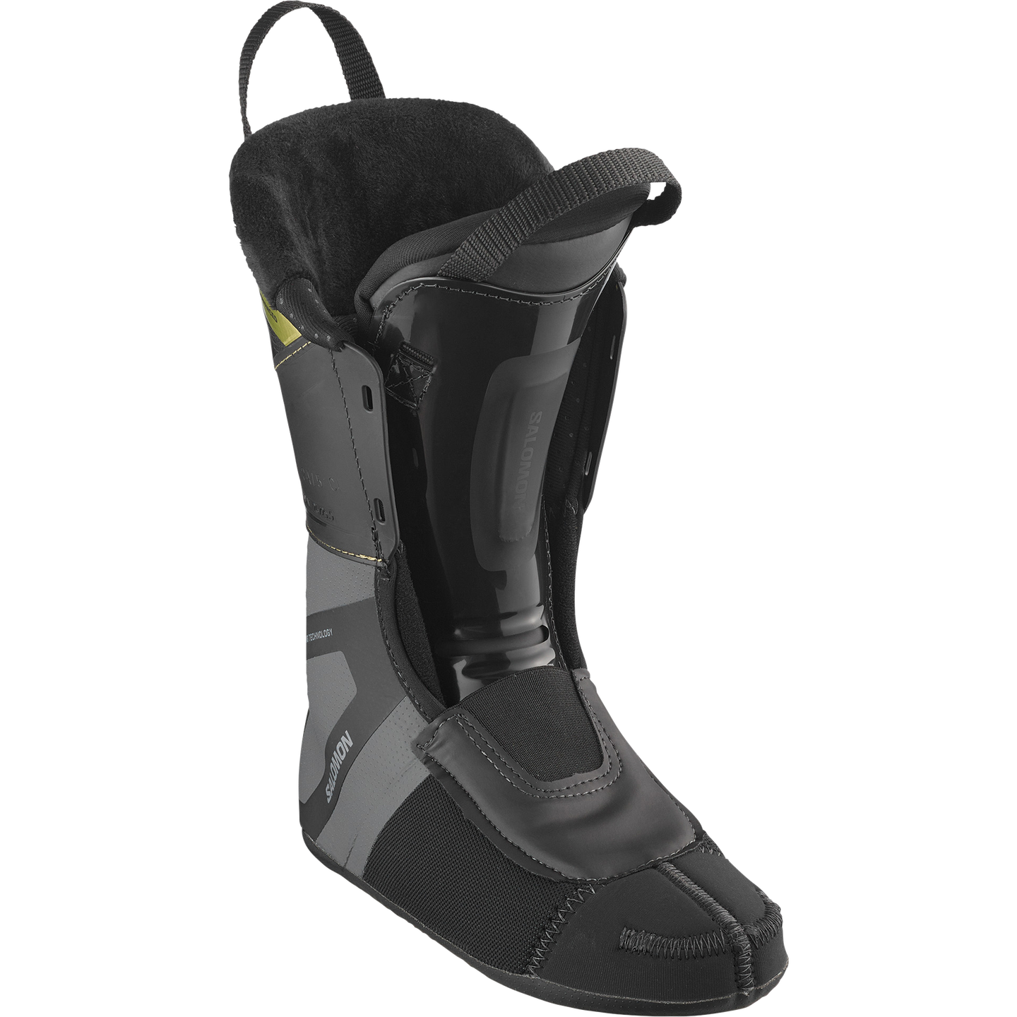 Женские горнолыжные ботинки Salomon S/Pro Alpha C Boa 95, цвет: Чёрный / Золотой — фото 1