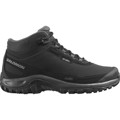 Кроссовки Salomon Shelter Waterproof, цвет: Чёрный / Асфальтовый