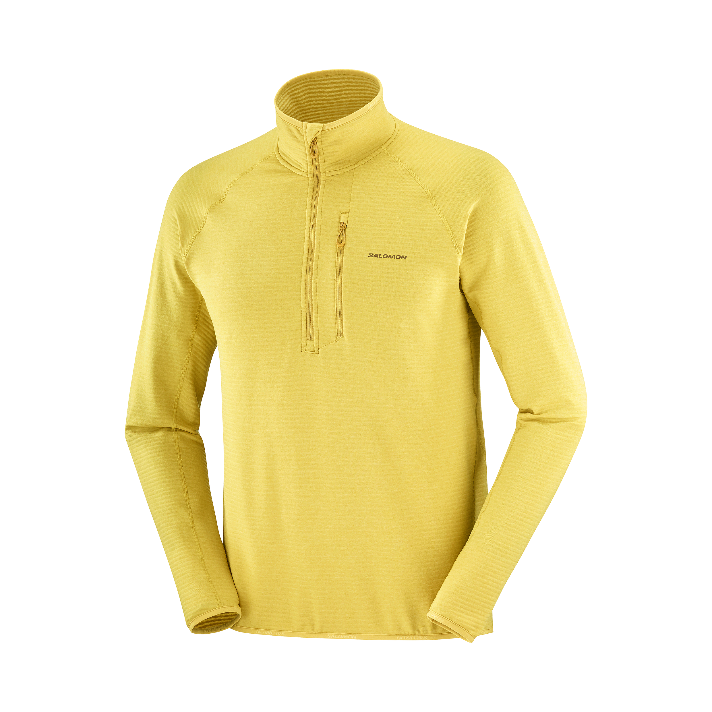 SR Original Half Zip［Mustard］simianring ESSENTIAL LIGHTWARM Men's Half Zip Midlayer | Salomon