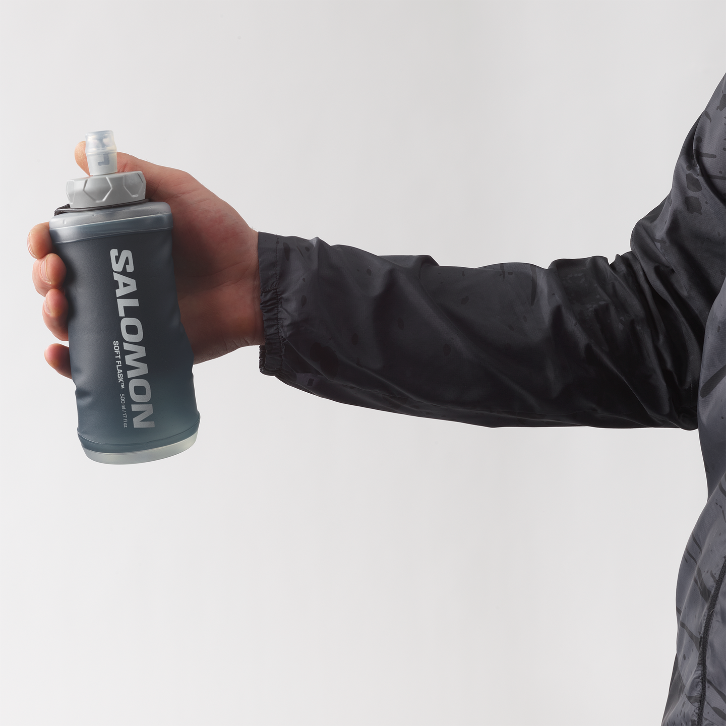 Поясная сумка Salomon Active, цвет: Чёрный / Сланцевый серый — фото 2