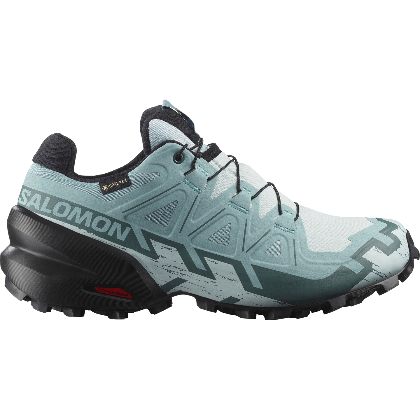 Мужские кроссовки Salomon Speedcross 6 GORE-TEX, цвет: Синий / Чёрный — фото 1