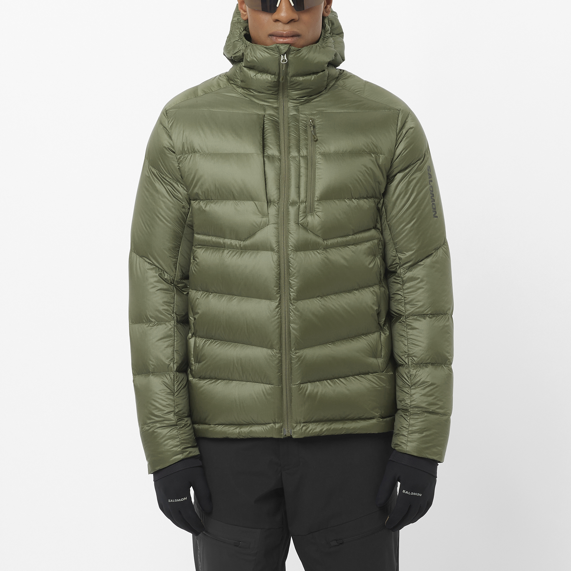 ☔️ Salomon jacket チョコチップカモセット チャムス ツーウェイダウンジャケット | APORITO（アポリト