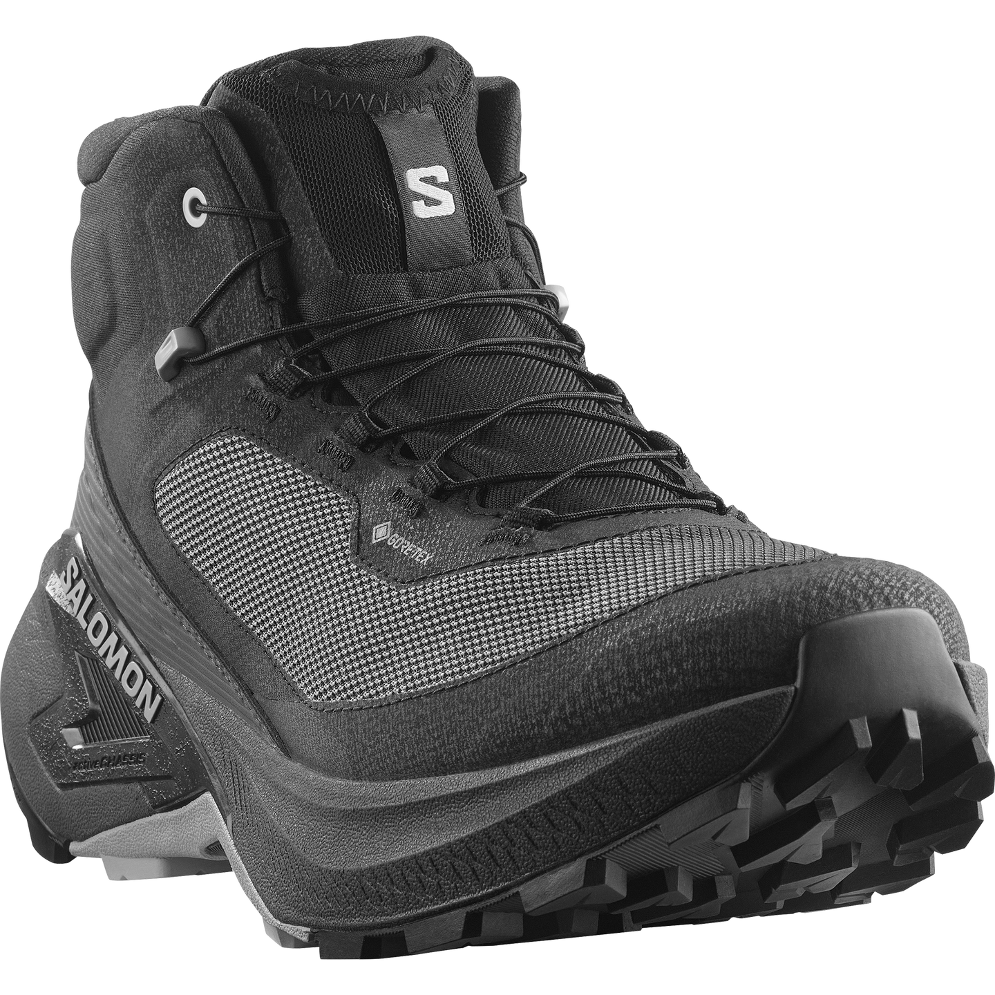 Мужские кроссовки Salomon Genesis MID Gore Tex, цвет: Чёрный / Асфальтовый — фото 5