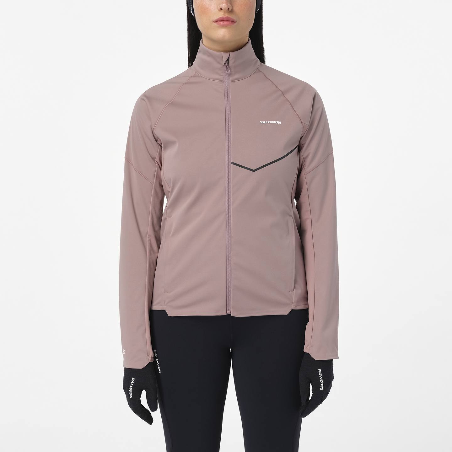 Куртки Salomon Sense Aero Softshell, цвет: Antler — фото 1