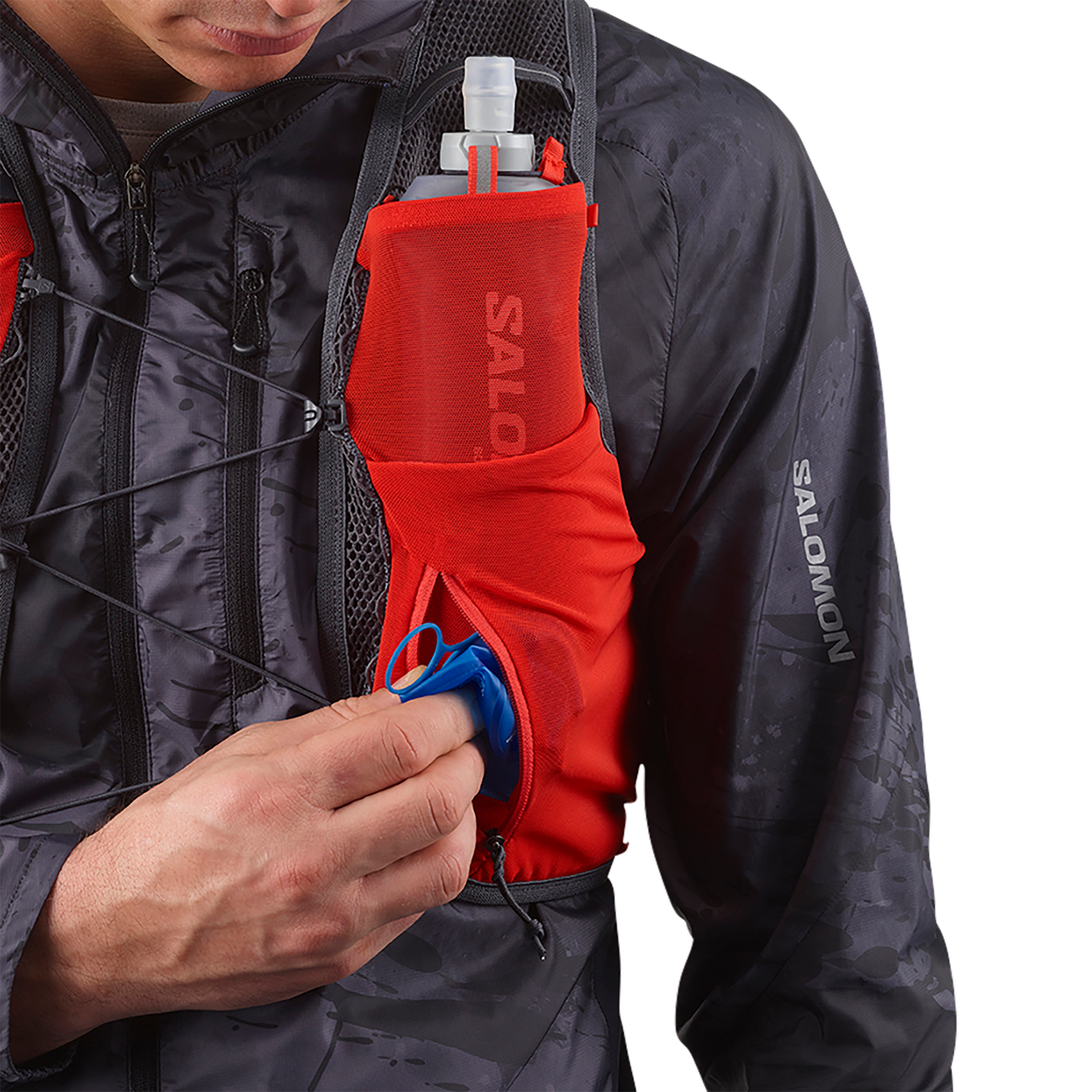 Мягкая фляга Salomon Soft Cup Speed 150 мл, цвет: Прозрачный синий — фото 3