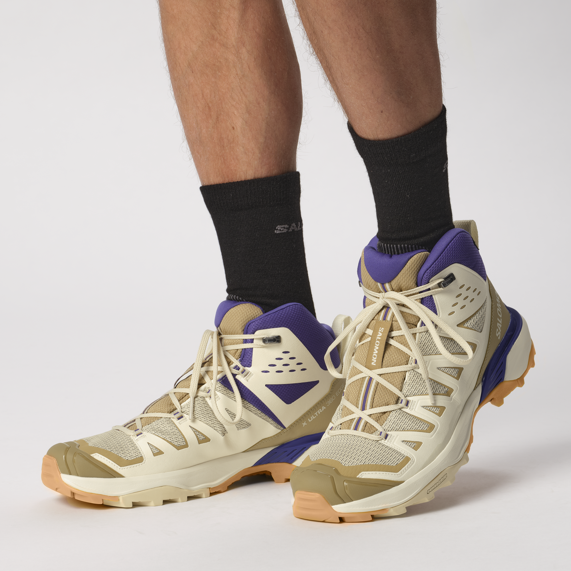 X ULTRA ACCESS CREW 2-PACK Brown | Salomon