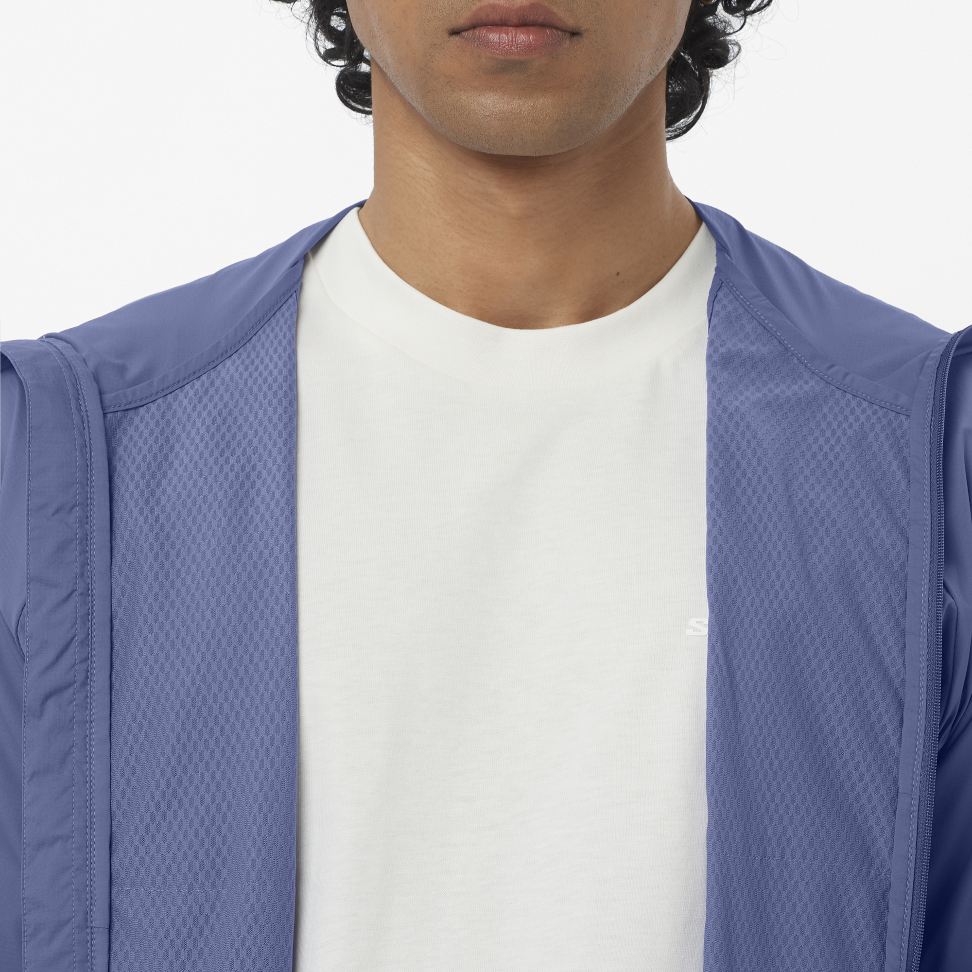 SALOMON ライトブルー ハーフジップジャケット Salomon Sense Aero Hybrid Half-Zip Hoodie - Men's | REI Co-op