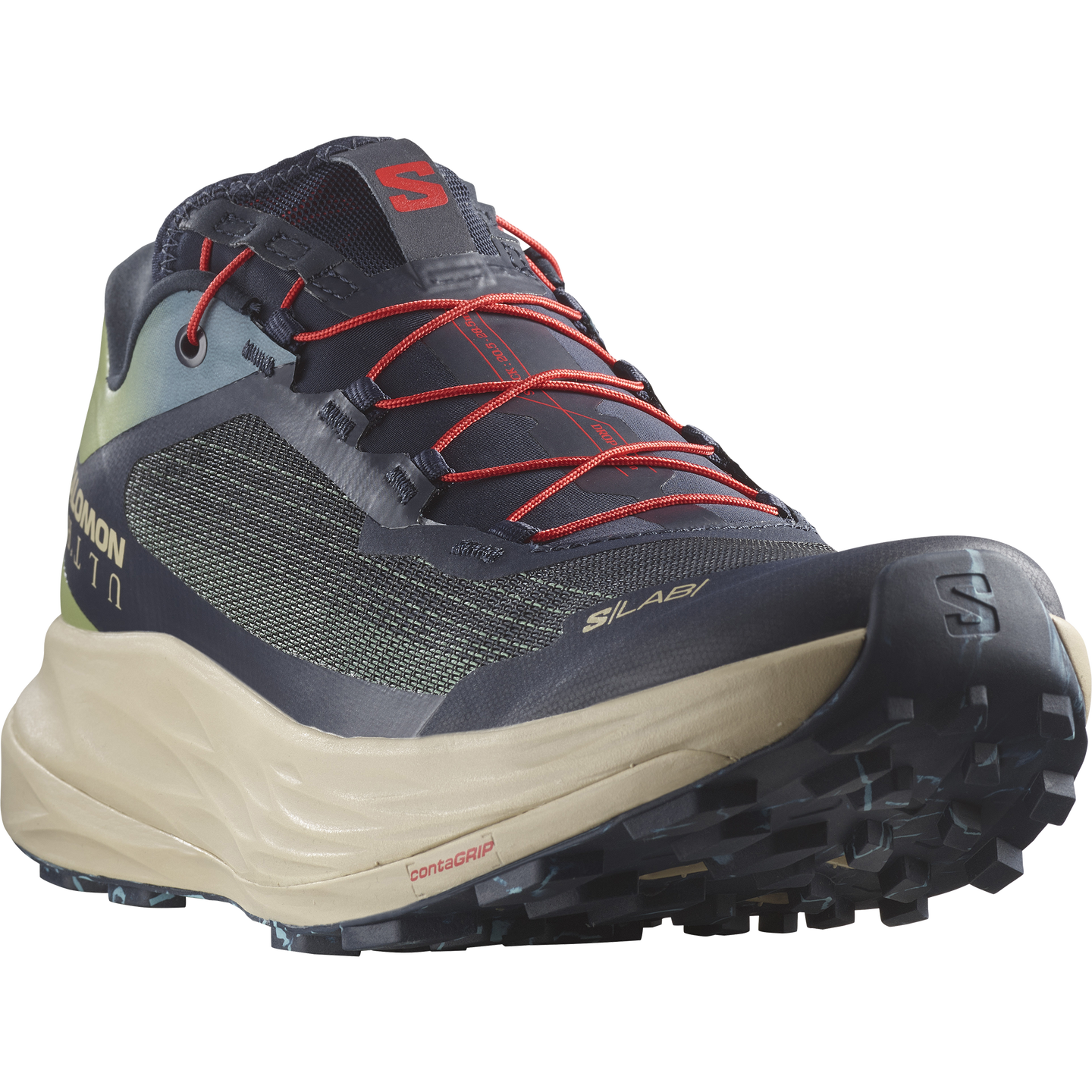 Кроссовки Salomon S/LAB Ultra, цвет: Шалфейный / Синий — фото 5