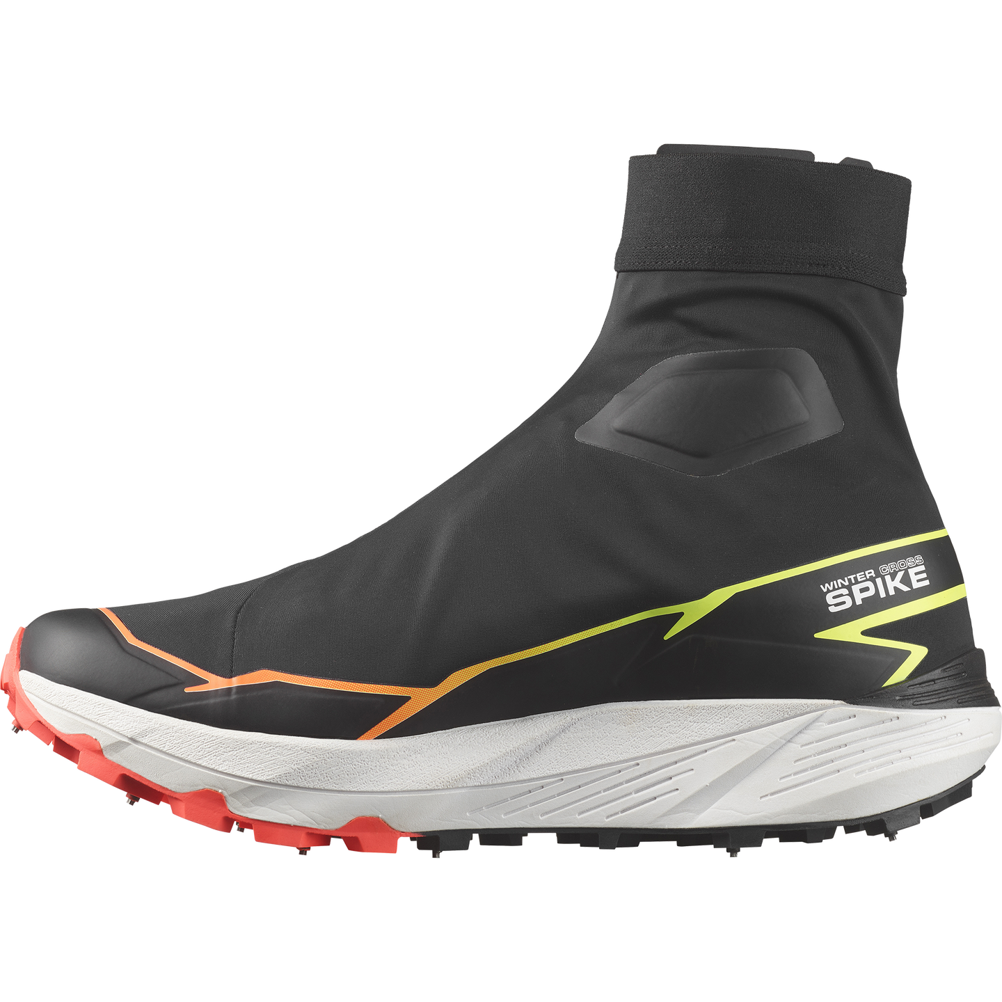 Кроссовки Salomon Winter Cross Spike, цвет: Чёрный / Неоновый — фото 3