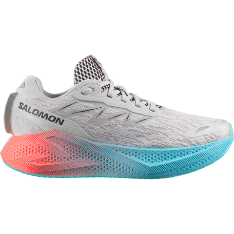 Женские кроссовки Salomon Aero Glide 4 Gradient, цвет: Серый фиолетовый / Чёрный