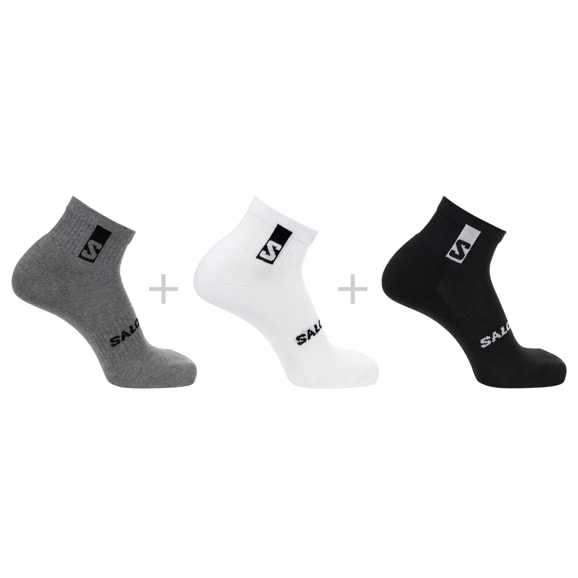 EVERYDAY ANKLE 3-PACK - Chaussettes unisexes