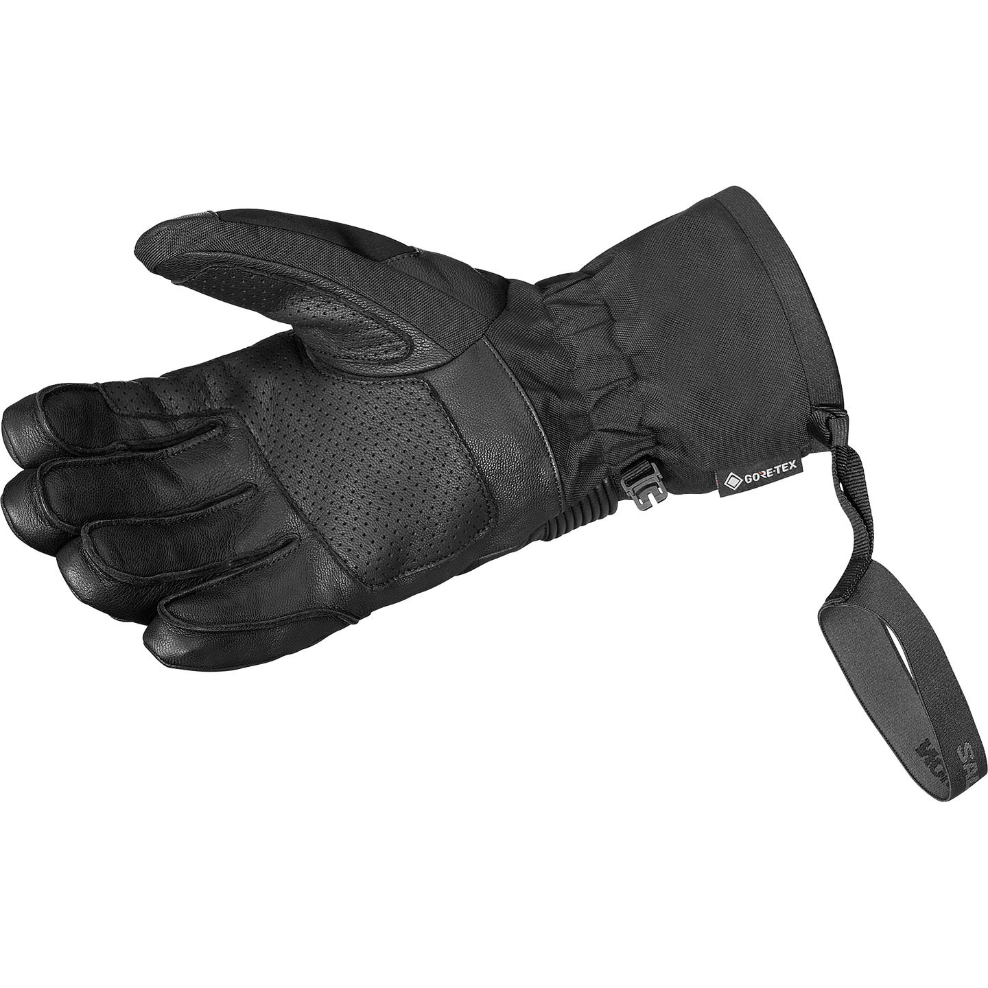 Перчатки Salomon Powdergrip GORE-TEX, цвет: Глубокий чёрный — фото 2