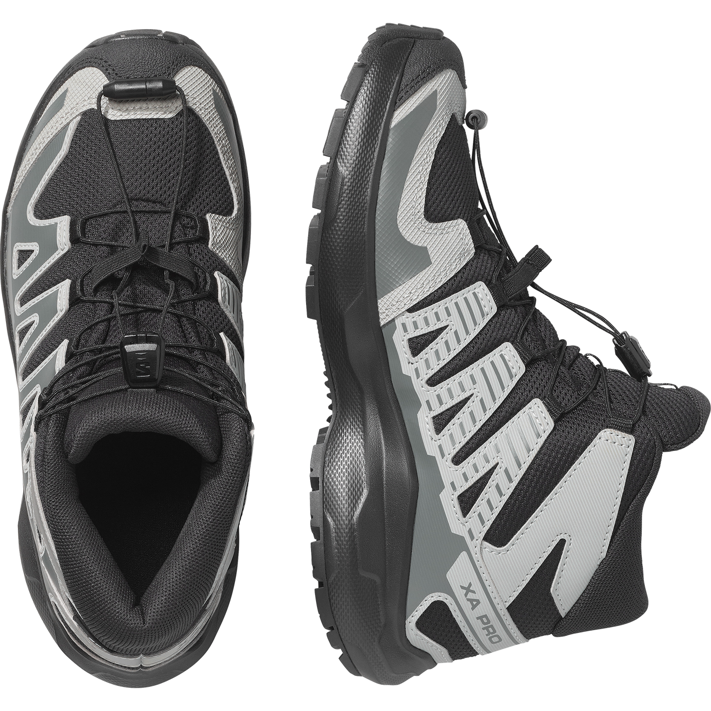 Водонепроницаемые ботинки Salomon XA Pro Mid, цвет: Чёрный / Шалфейный — фото 2