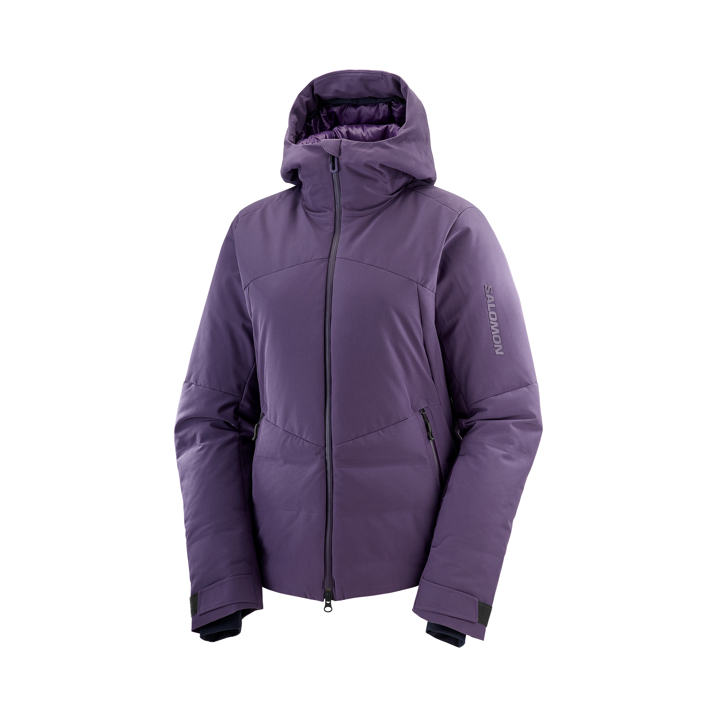 alove movement フードジャケット ALPENFLOW DOWN Purple | Salomon
