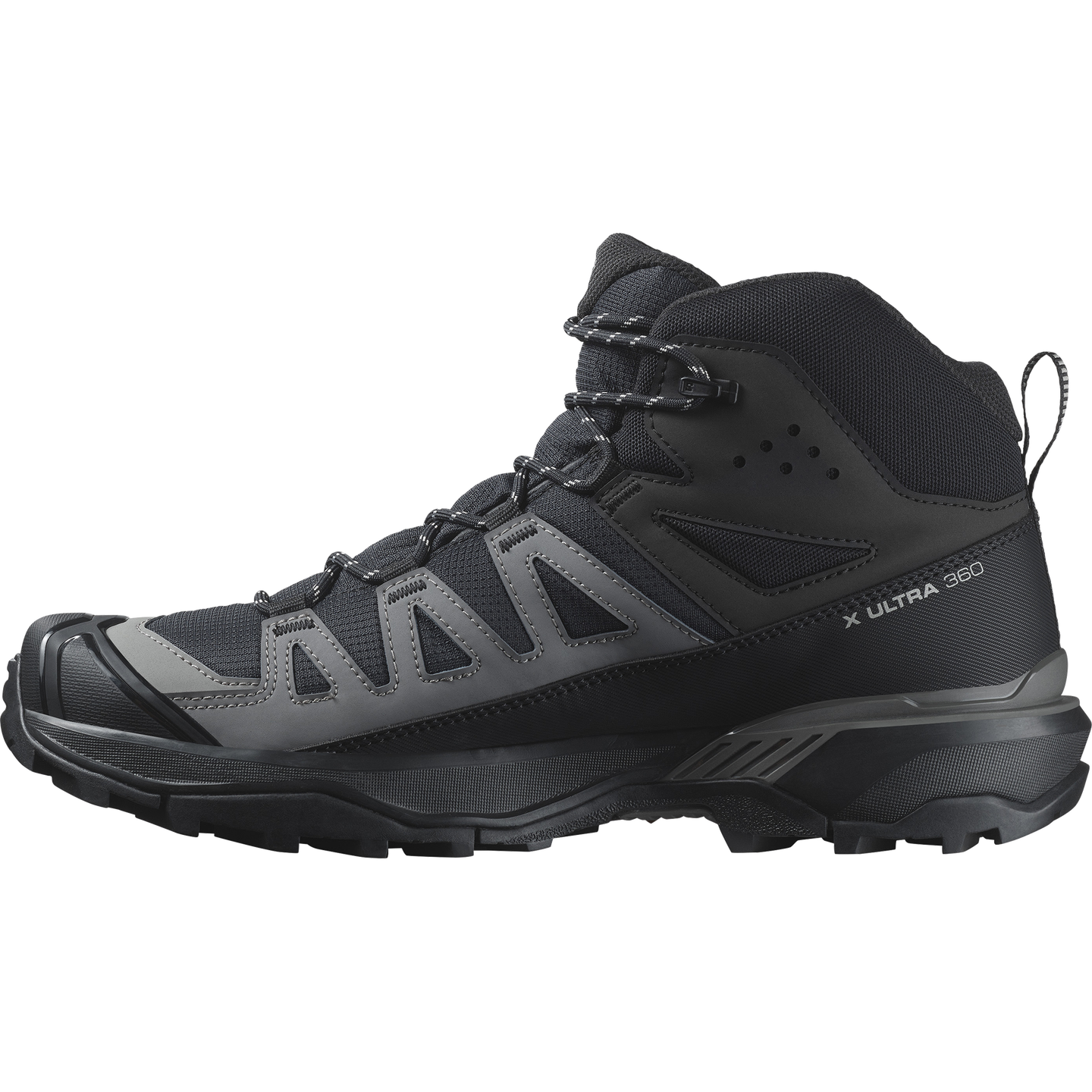 Обувь Salomon X Ultra 360 MID GORE-TEX, цвет: Чёрный / Оловянный — фото 3