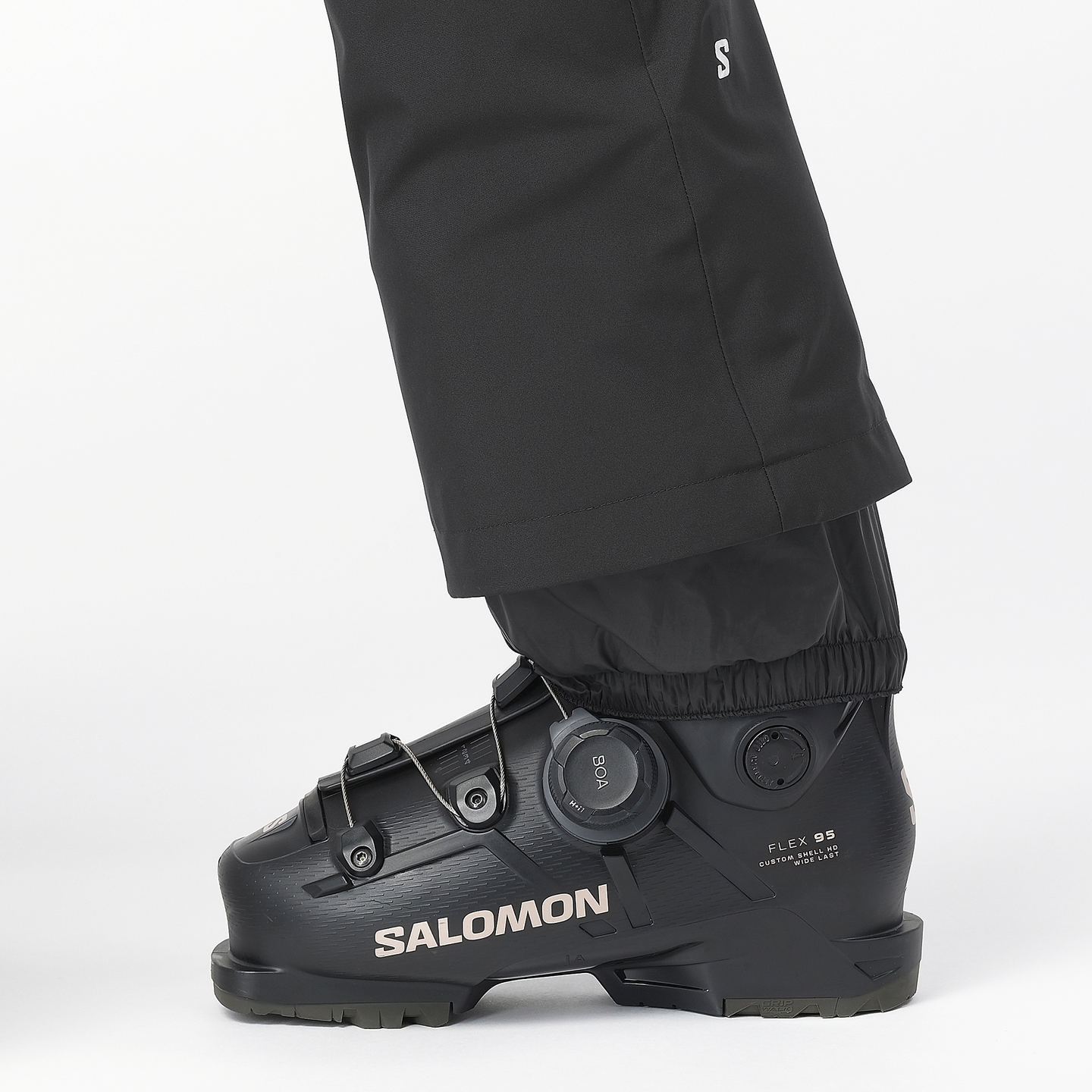 Женские брюки Salomon Whitelight, цвет: Глубокий чёрный — фото 4