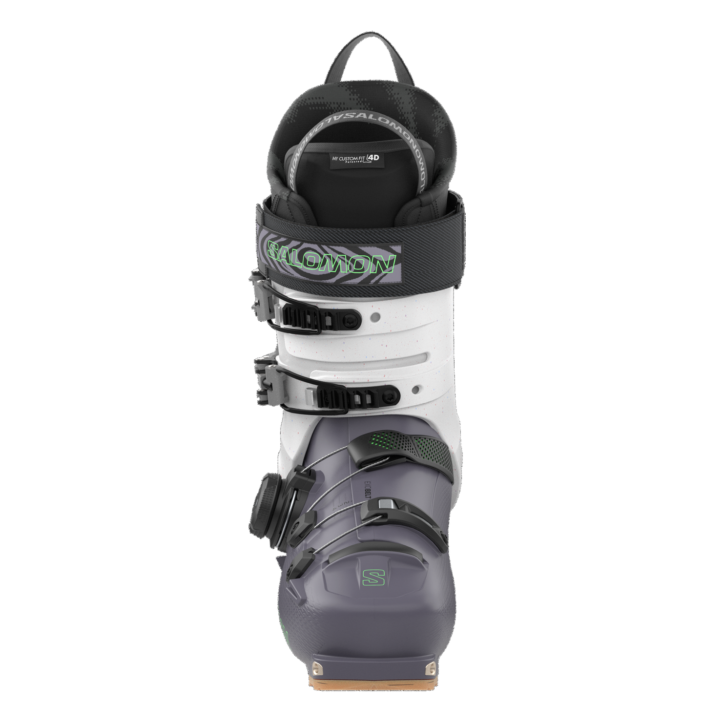 Мужские горнолыжные ботинки Salomon Shift Alpha Boa 120, цвет: Серый / Пастельный зелёный — фото 4