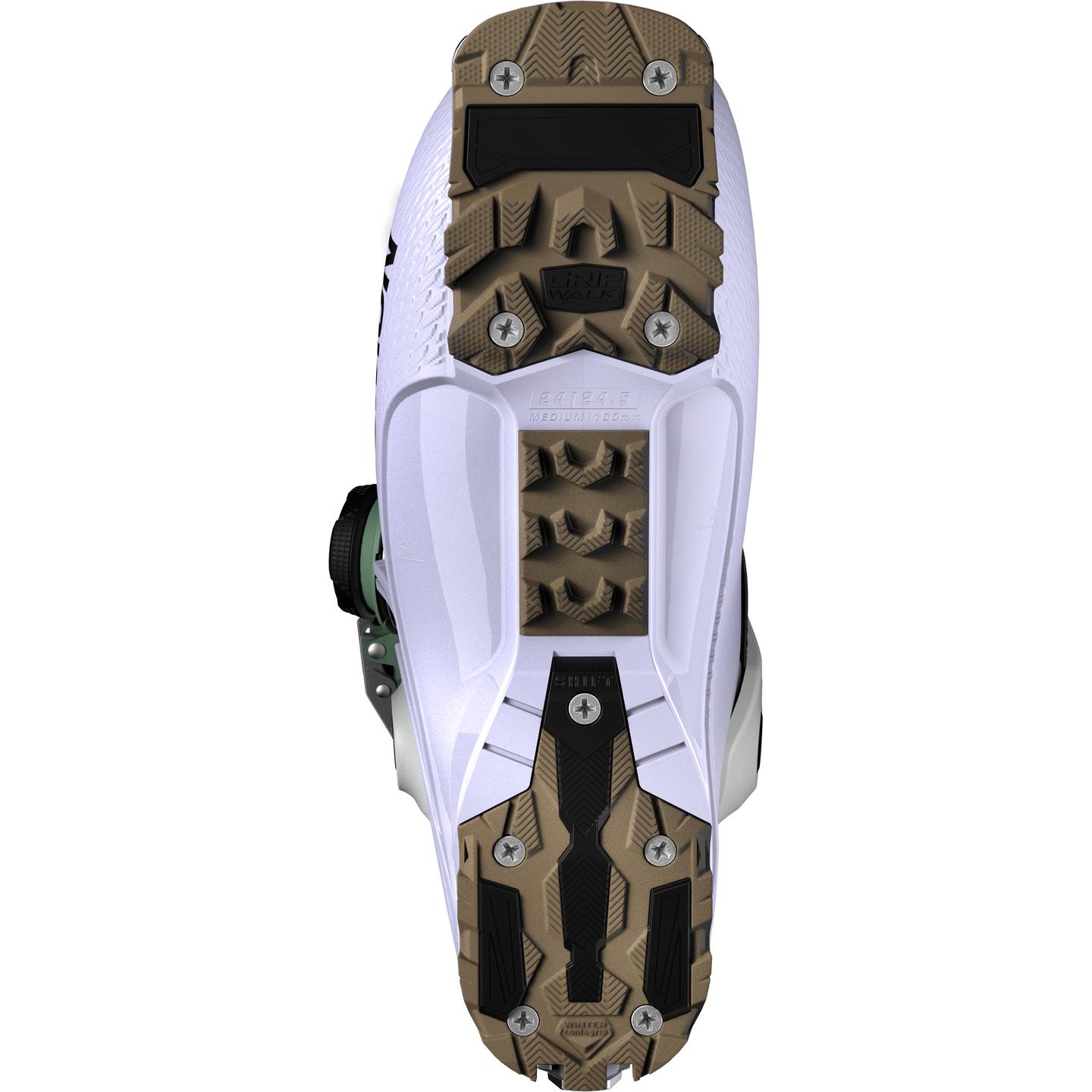 Женские горнолыжные ботинки Salomon Shift Supra S BOA® 105, цвет: Небесно-голубой / Серый — фото 3