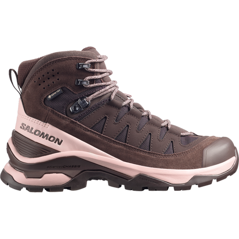 Обувь Salomon Quest Echo Gore Tex, цвет: Чёрный кофейный / Теневой серый
