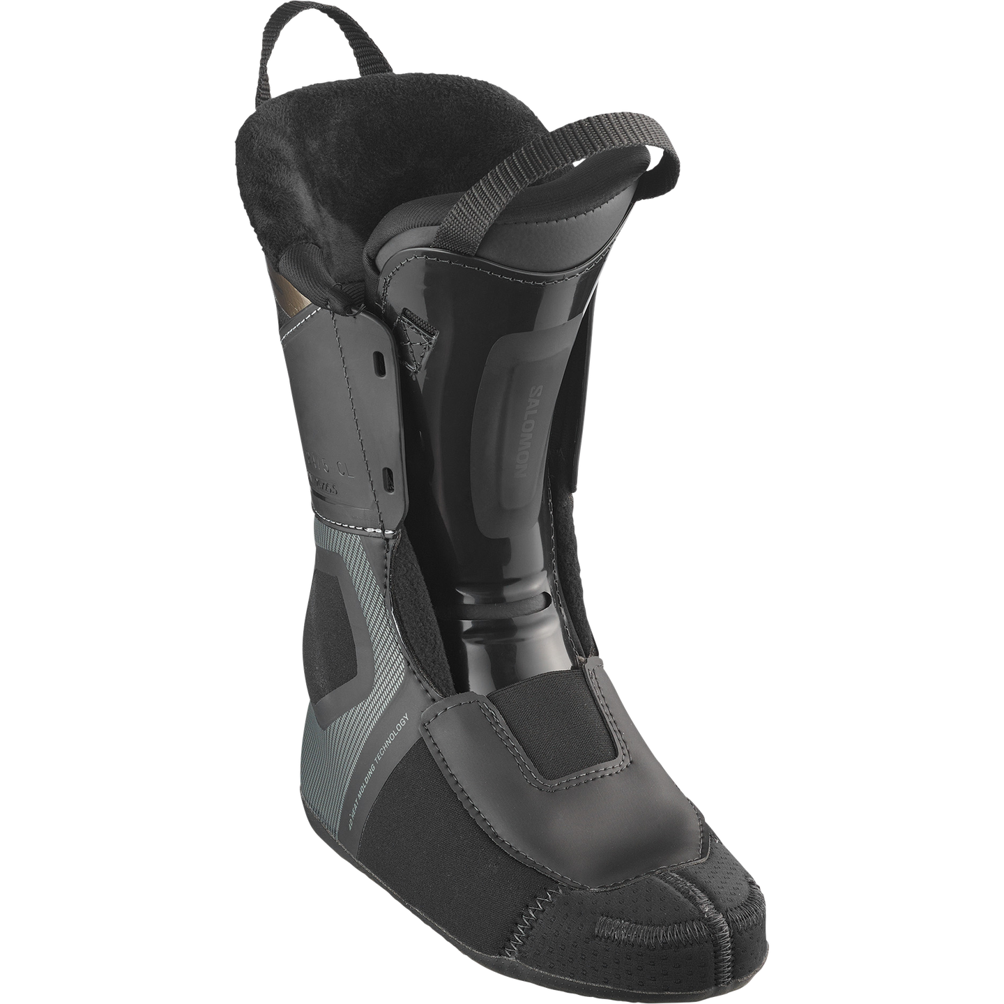 Женские горнолыжные ботинки Salomon S/Pro Supra 95, цвет: Чёрный / Тёмный серый — фото 1