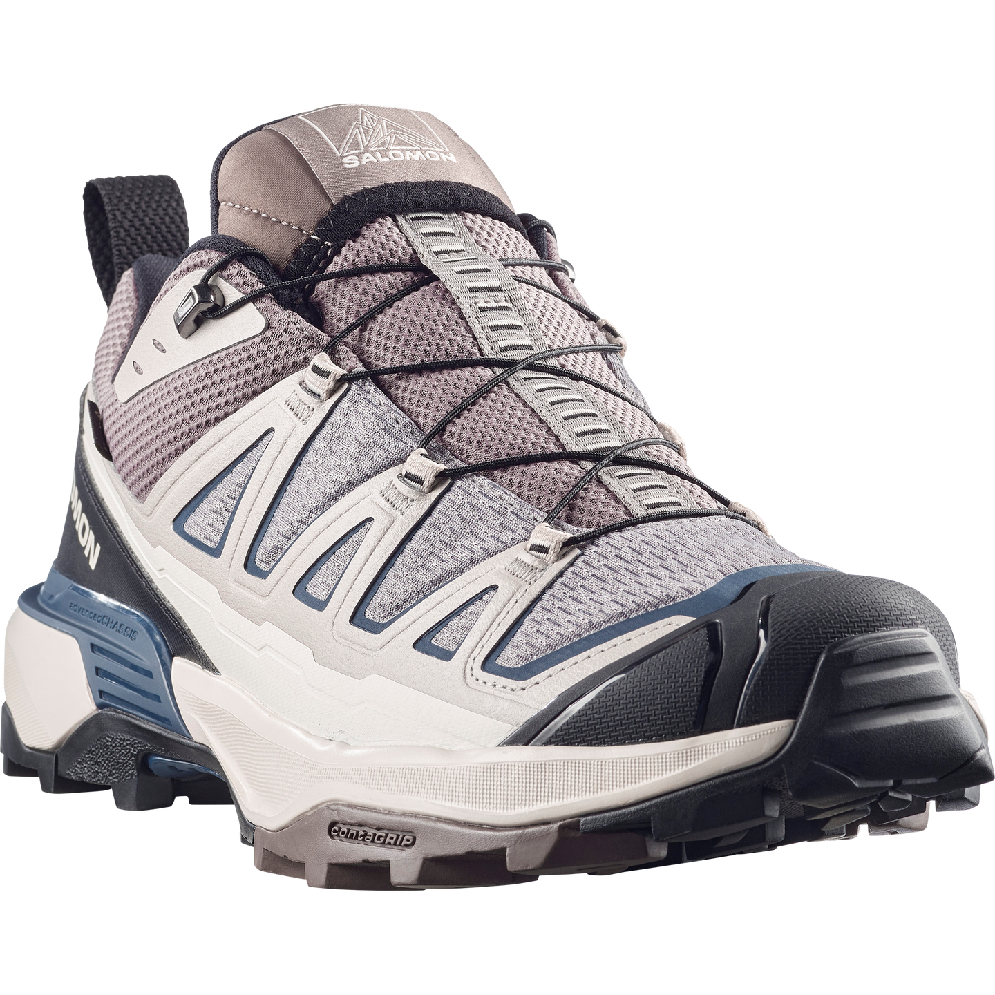 Женские ботинки Salomon X Ultra 360 Edge Gore-Tex, цвет: Серебряный облачный — фото 5