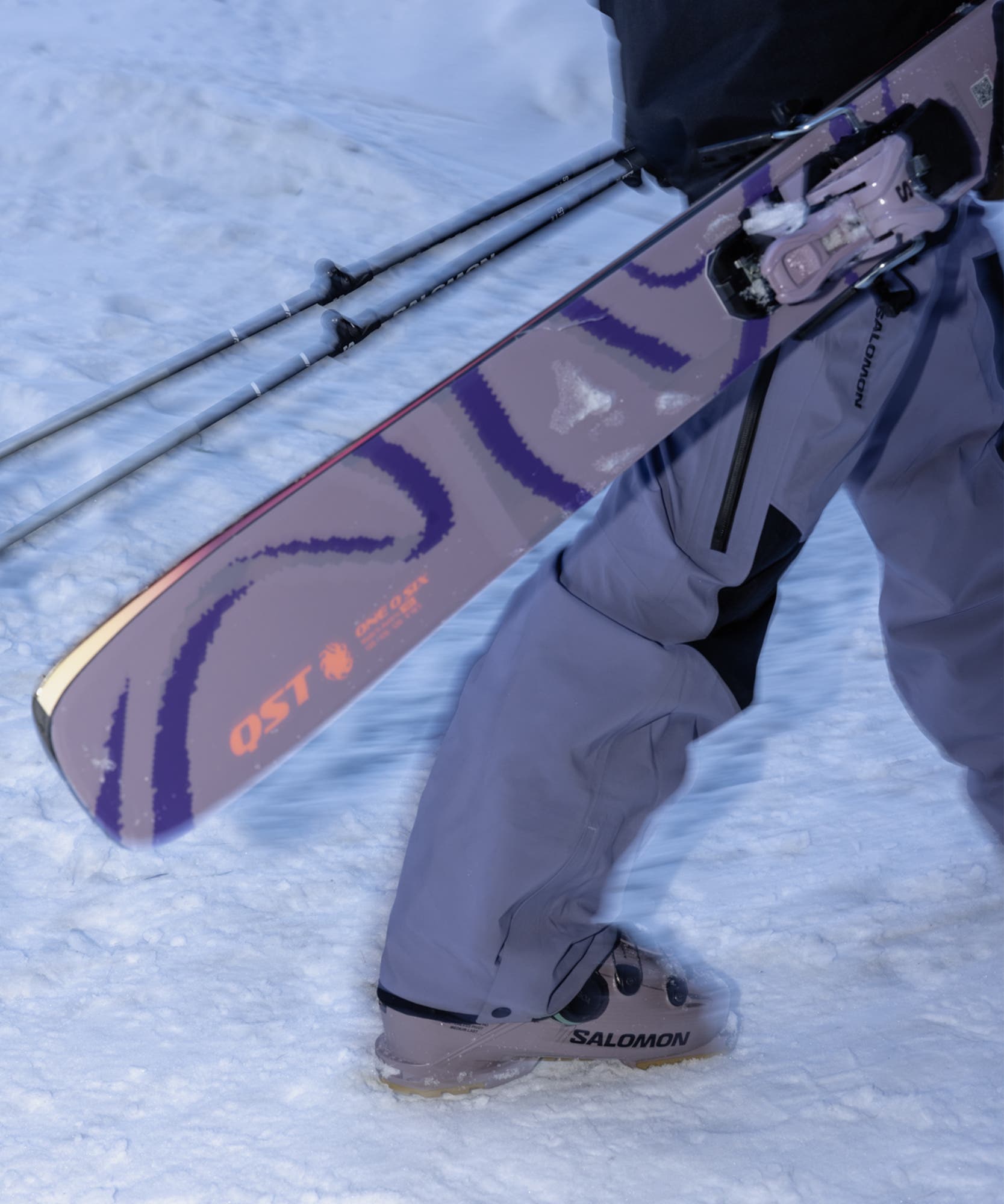 mens salomon q5r size 9 snow skis S/Lab QST Blank 2027 186 With its 3D construction and lightweight core Salomon Escape Snow 59 Skis