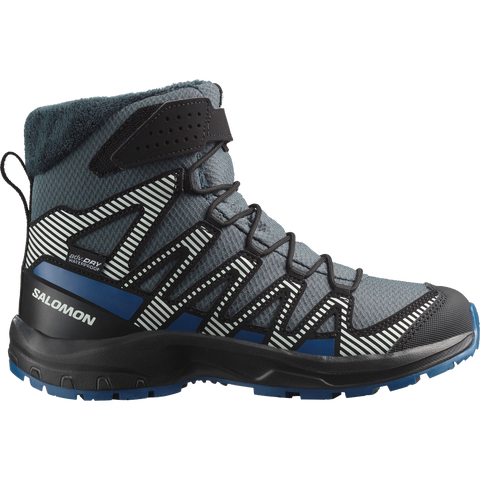 Кроссовки Salomon XA PRO V8 Winter Waterproof, цвет: Чёрный / Тёмный синий