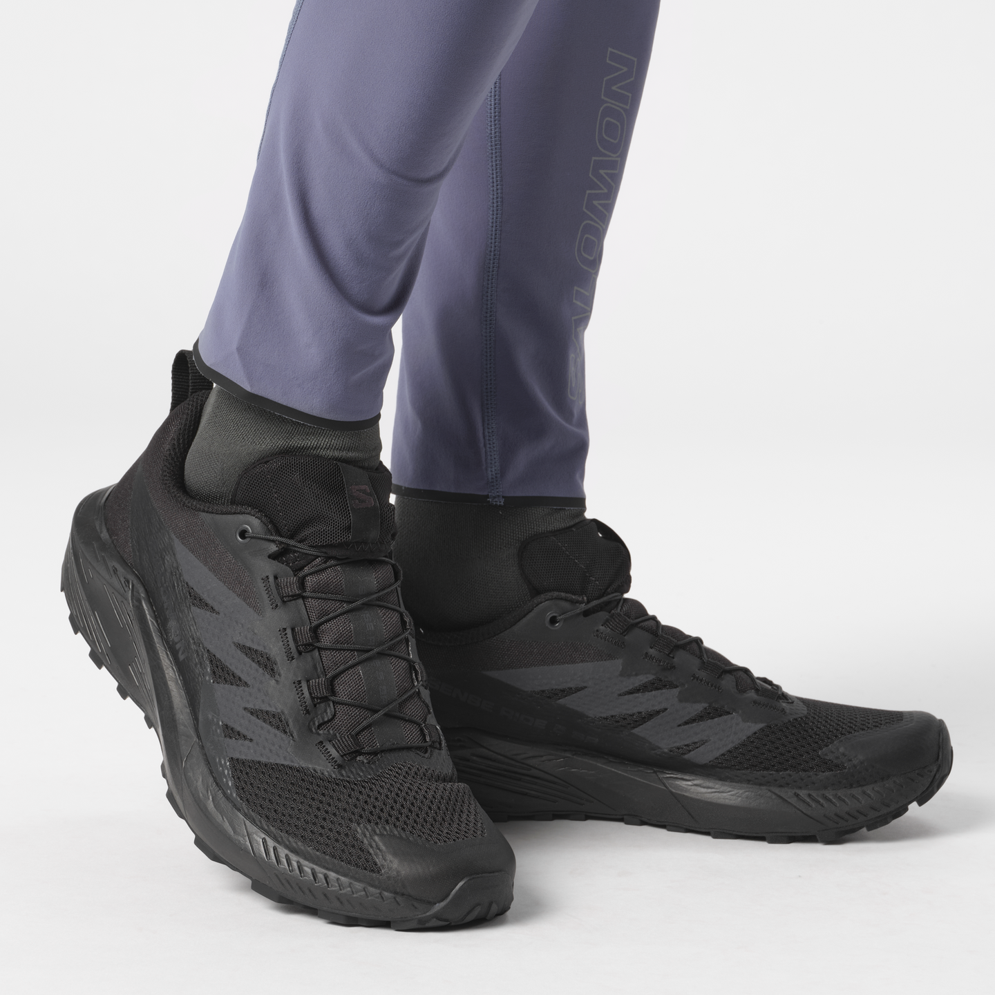 Кроссовки Salomon Sense Ride 5 SR, цвет: Чёрный — фото 4