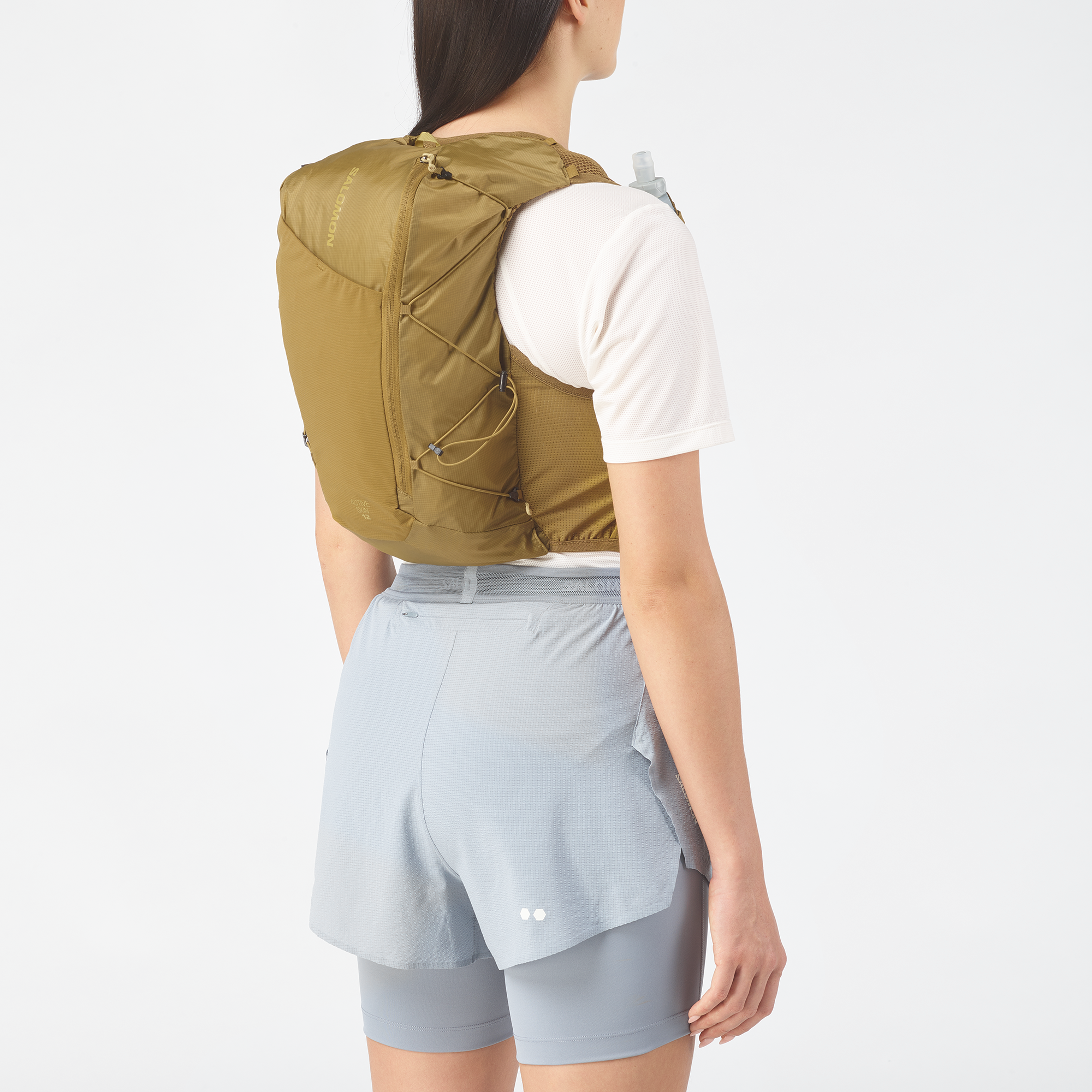 ACTIVE SKIN 12 Unisex Running Vest with flasks included | Salomon