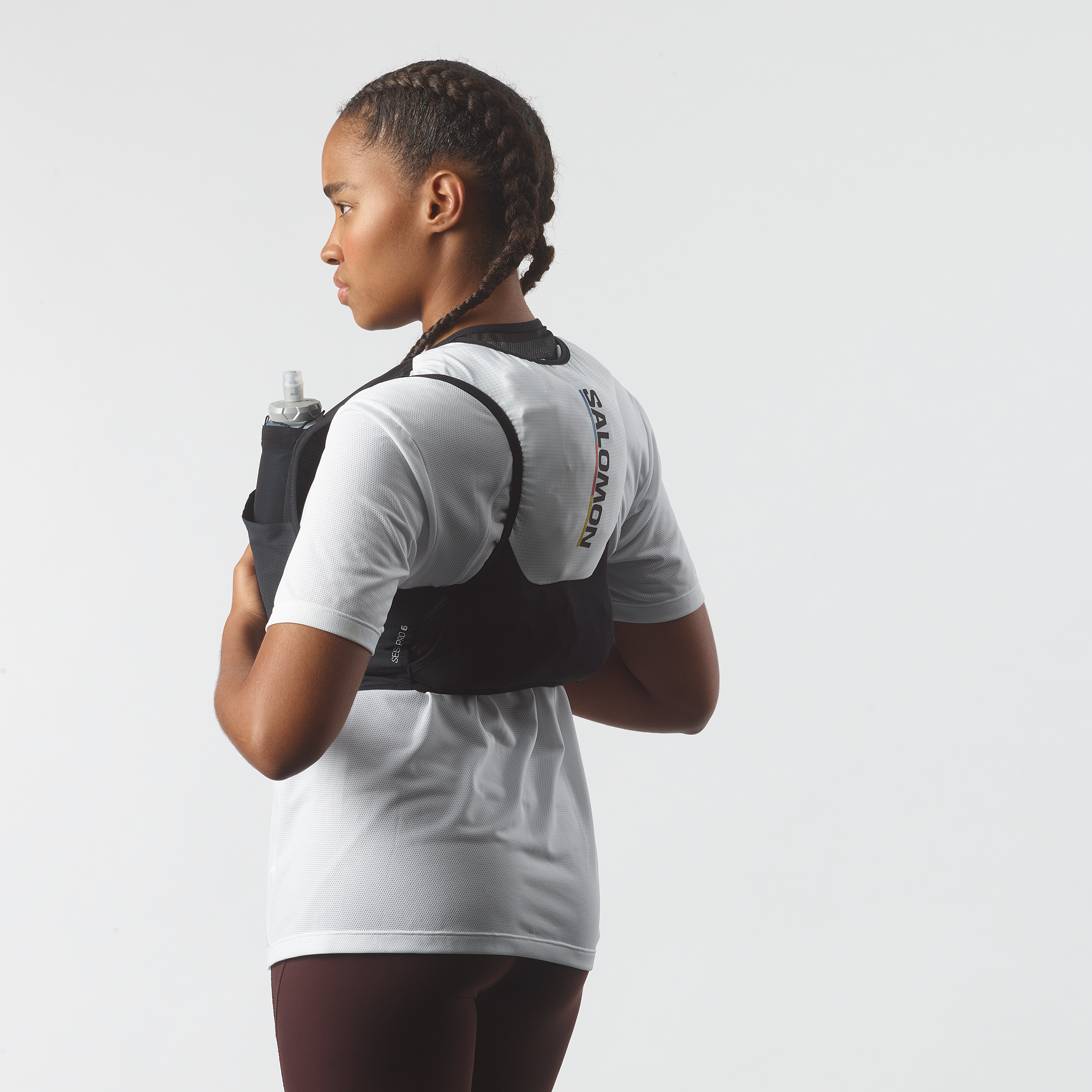 ウォーキング・ランニングウェア SALOMON SENSE PRO 6 RACE FLAG SENSE PRO 6 RACE FLAG Unisex Running Bag with flasks