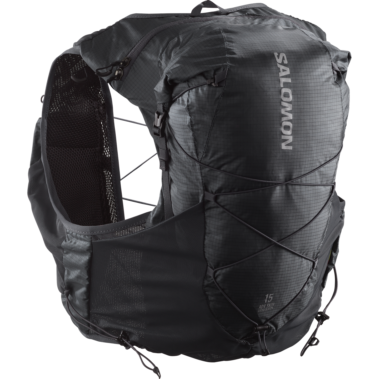 Беговой рюкзак Salomon ADV Skin Cross Season 15, цвет: Эбеновый — фото 3