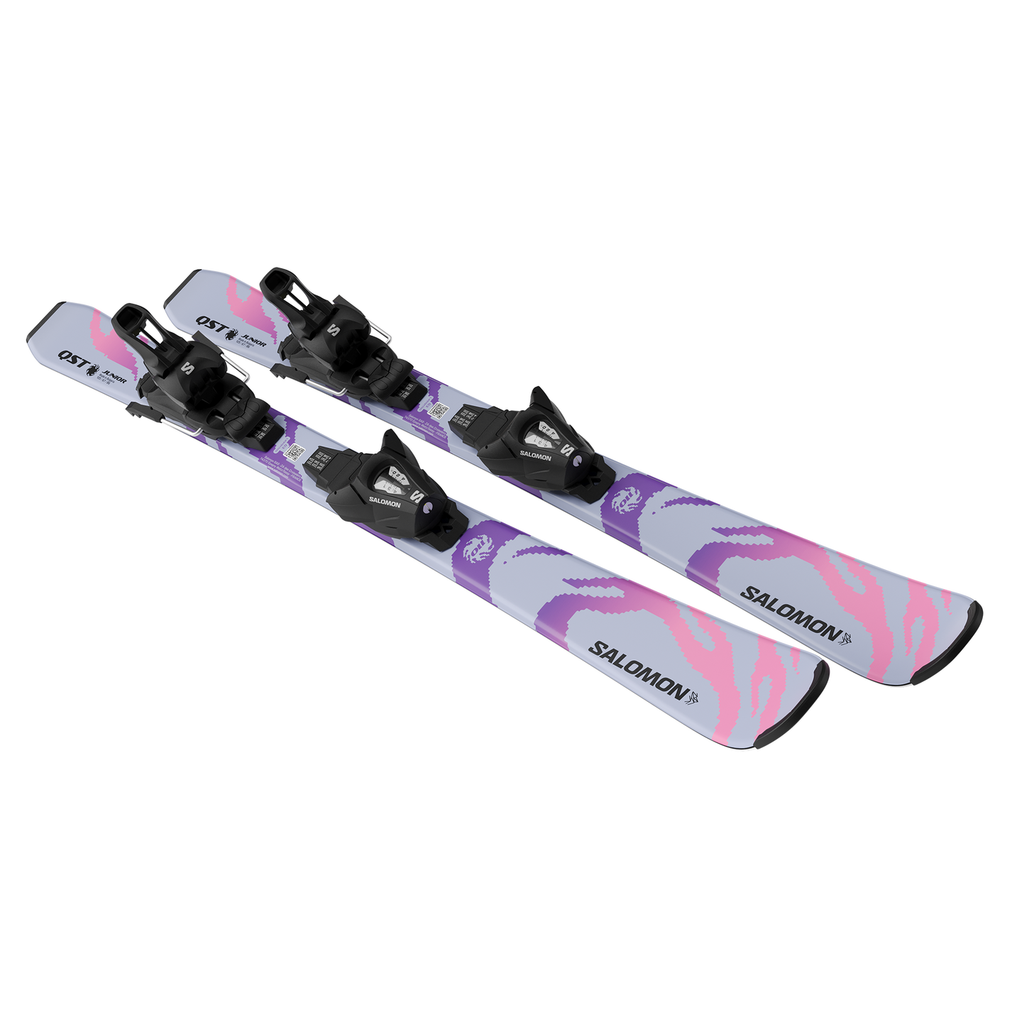 Лыжи Salomon Qst Cosmic Sky S (and C5), цвет: Небесно-голубой / Пастельный розовый — фото 5