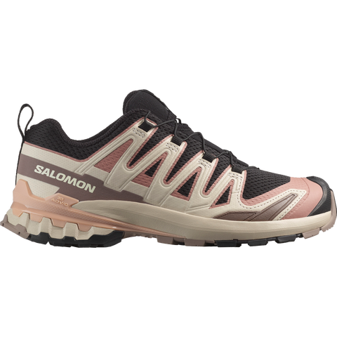 Кроссовки Salomon XA PRO 3D V9, цвет: Чёрный / Красное дерево розовый