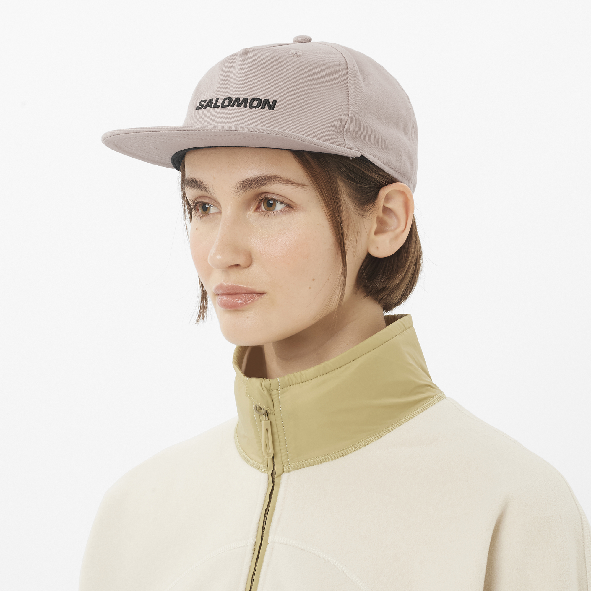 LOGO FLAT CAP Tan | Salomon