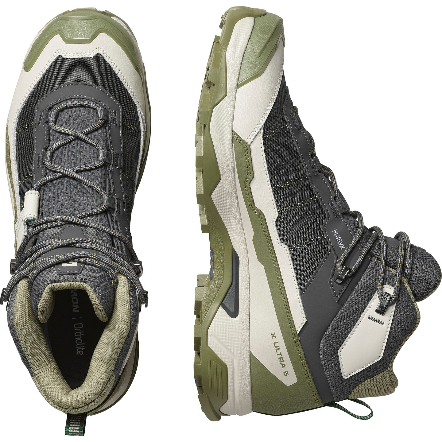 Обувь Salomon X Ultra 5 MID Gore Tex, цвет: Асфальтовый — фото 2