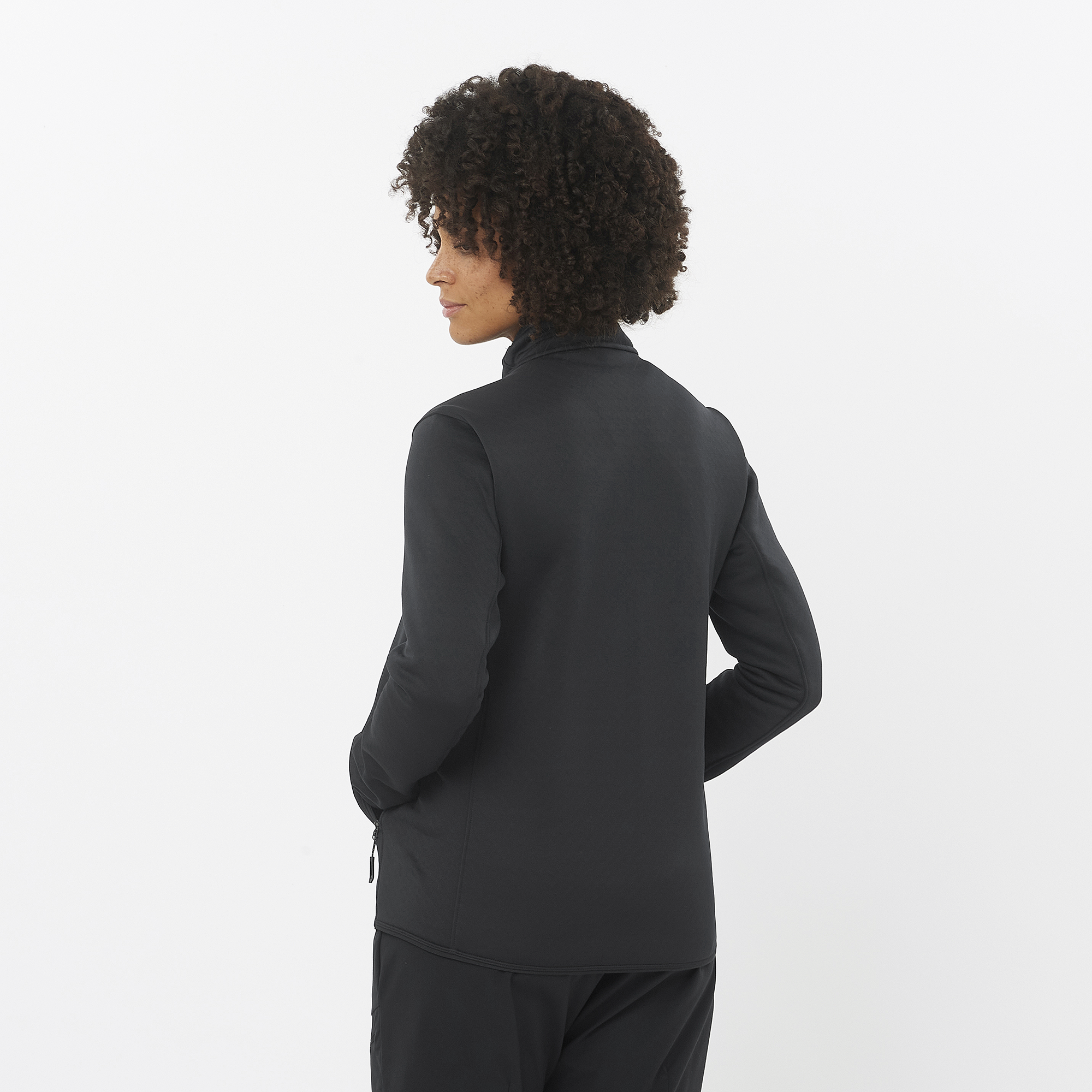 OUTLINE WARM Women's Full Zip Midlayer Jacket | Salomon