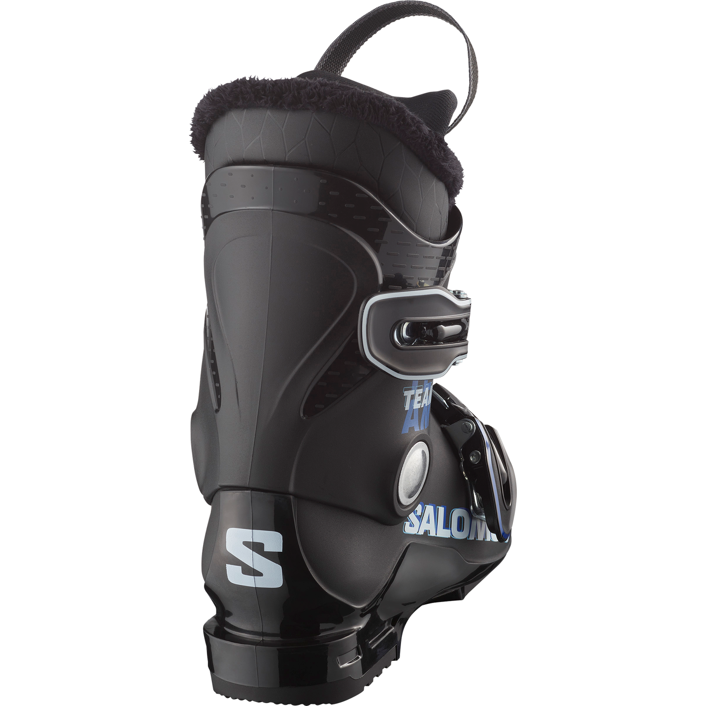 Детские горнолыжные ботинки Salomon Team T2, цвет: Чёрный / Синий — фото 2