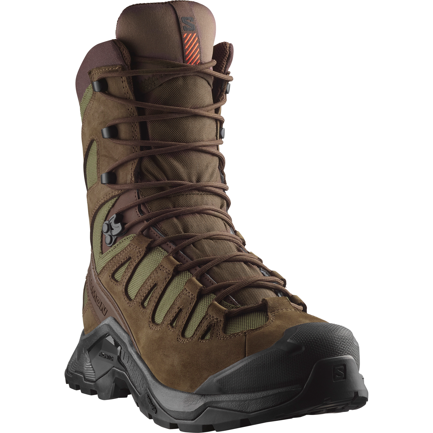 Сумка Salomon Quest Tracker High GORE-TEX, цвет: Земляной коричневый / Зелёный — фото 4