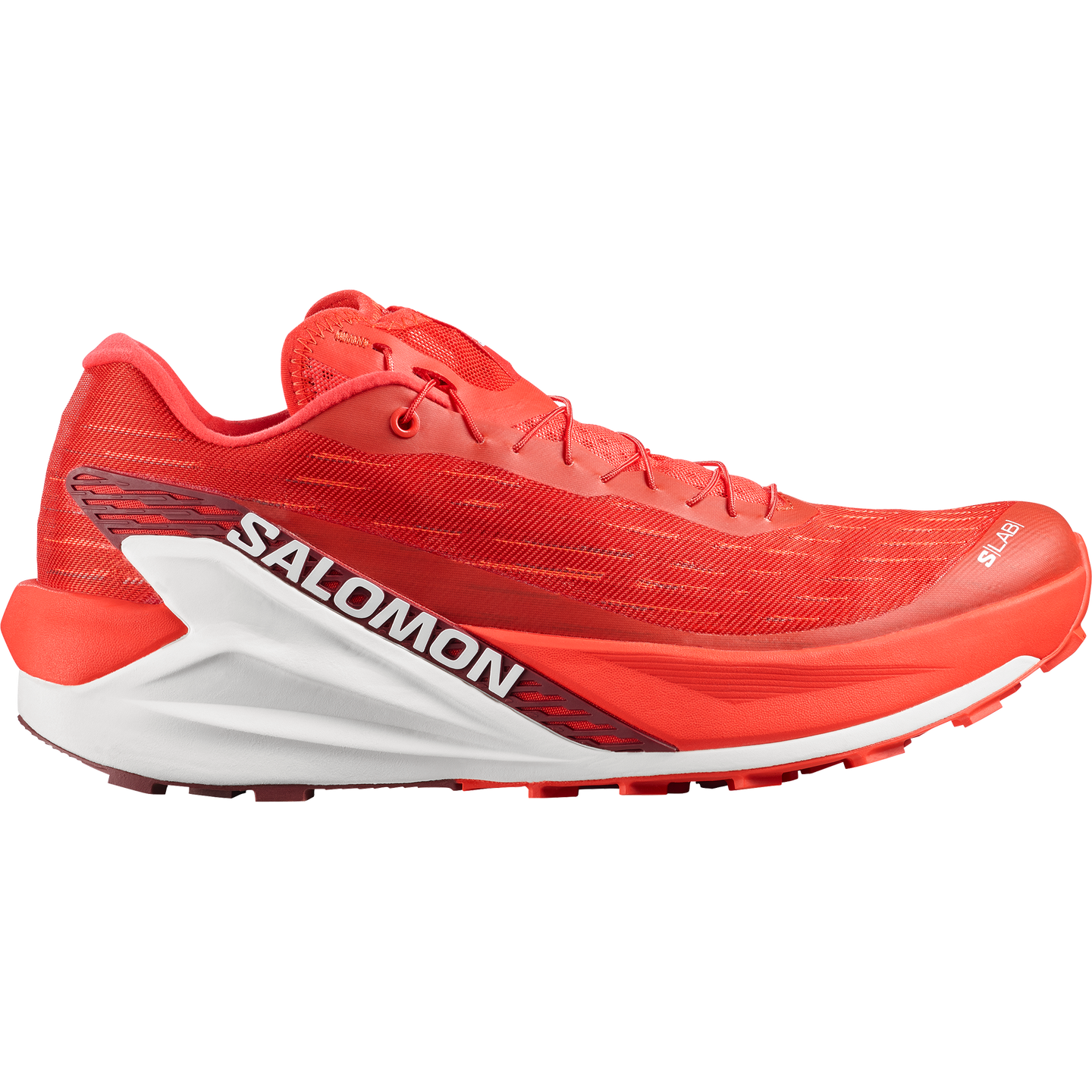 Кроссовки Salomon S/LAB Pulsar 4, цвет: Красный / Ванильный ледяной — фото 1