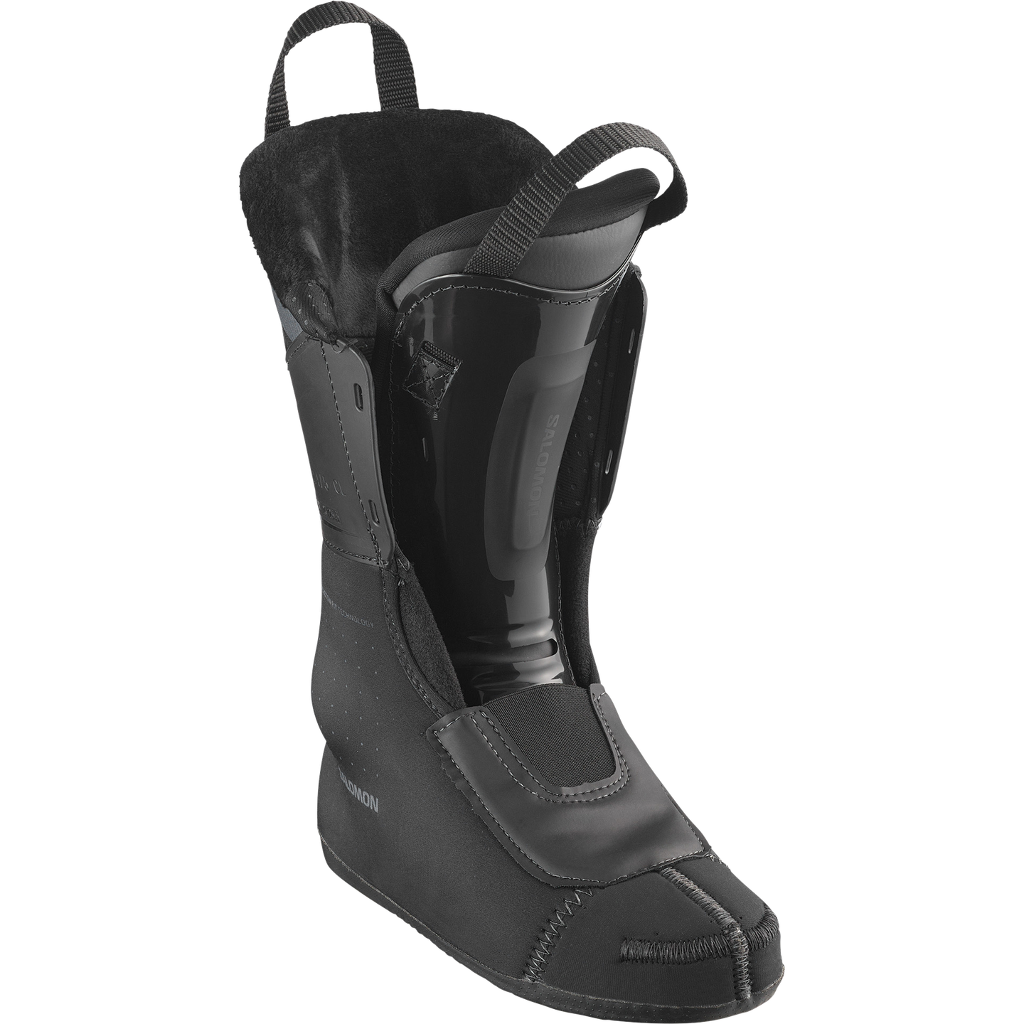 Женские горнолыжные ботинки Salomon S/Pro Alpha C Boa 85, цвет: Чёрный / Тёмный серый — фото 1