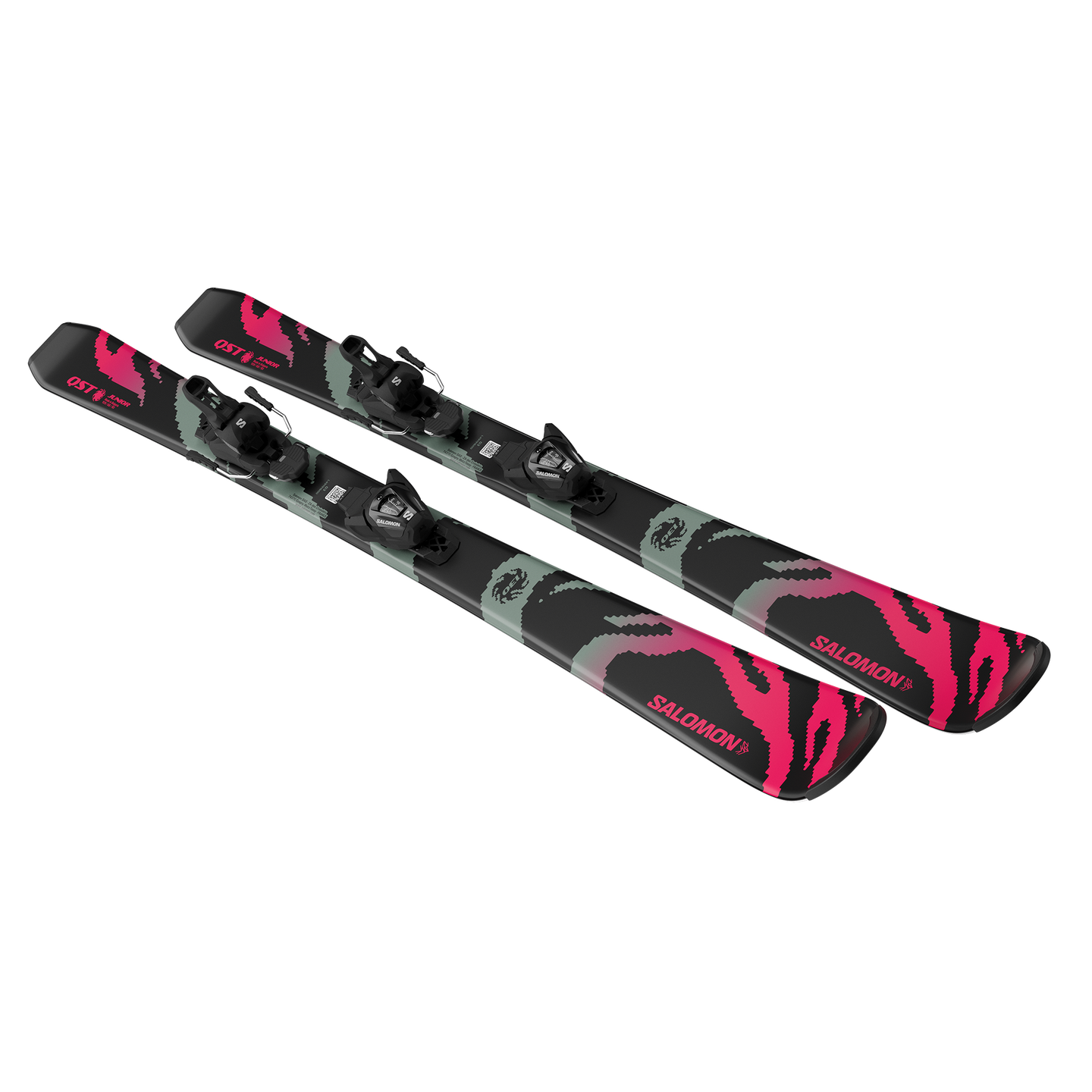 Лыжи Salomon Qst Black M (and L6), цвет: Чёрный / Неоновый — фото 4