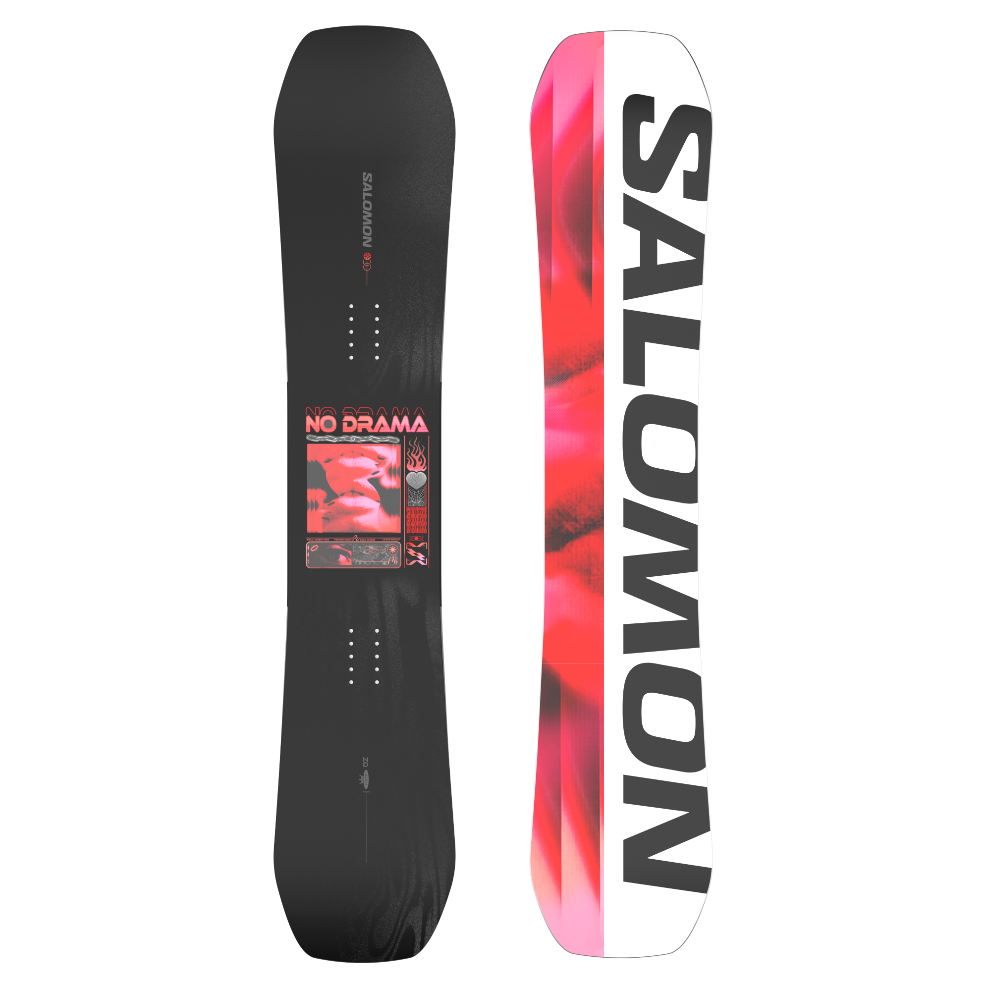 SALOMON NO DRAMA スノーボード　24-28 2024 Salomon No Drama Women's Snowboard — High-Performance
