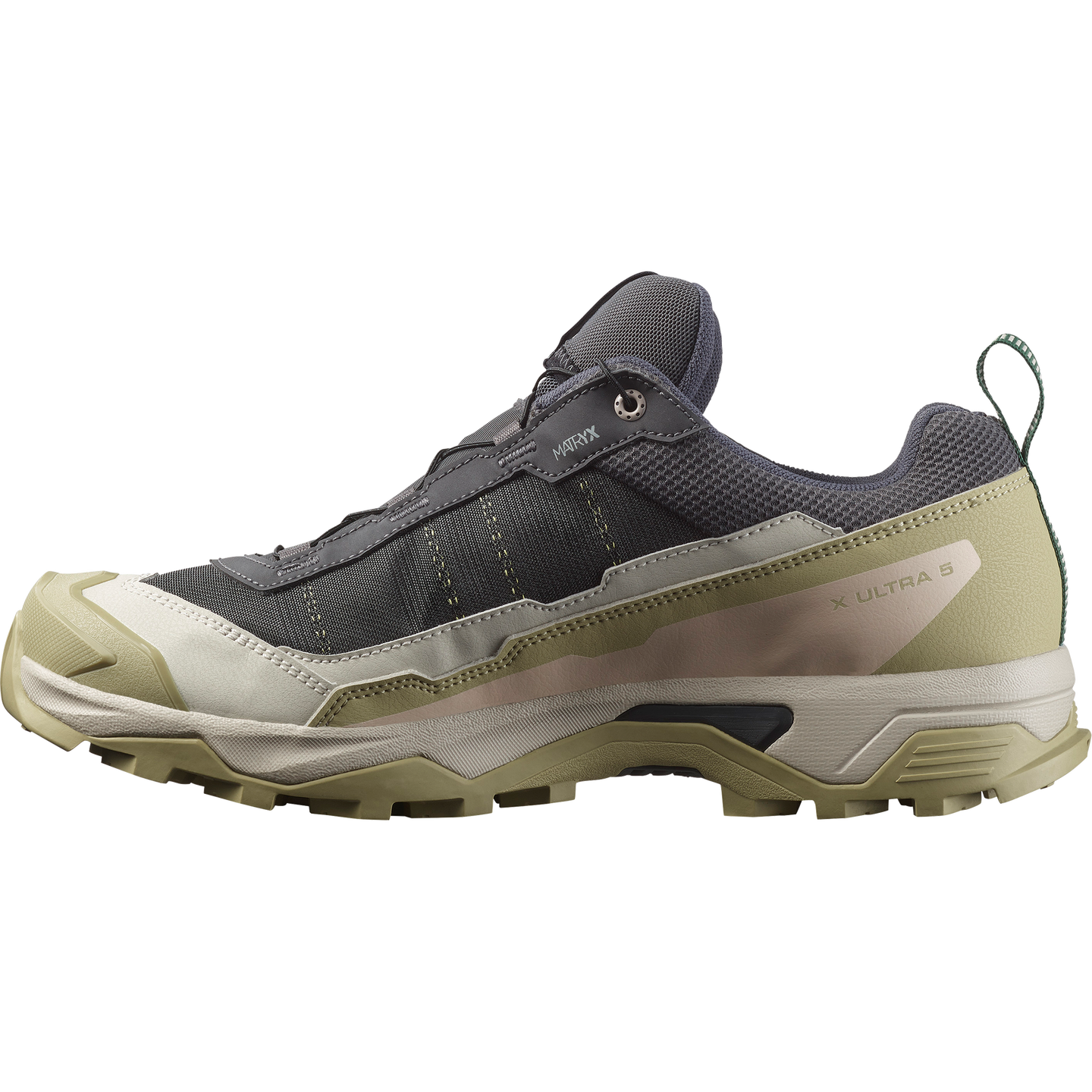 Обувь Salomon X Ultra 5 GORE-TEX, цвет: Асфальтовый / Серый зелёный — фото 7
