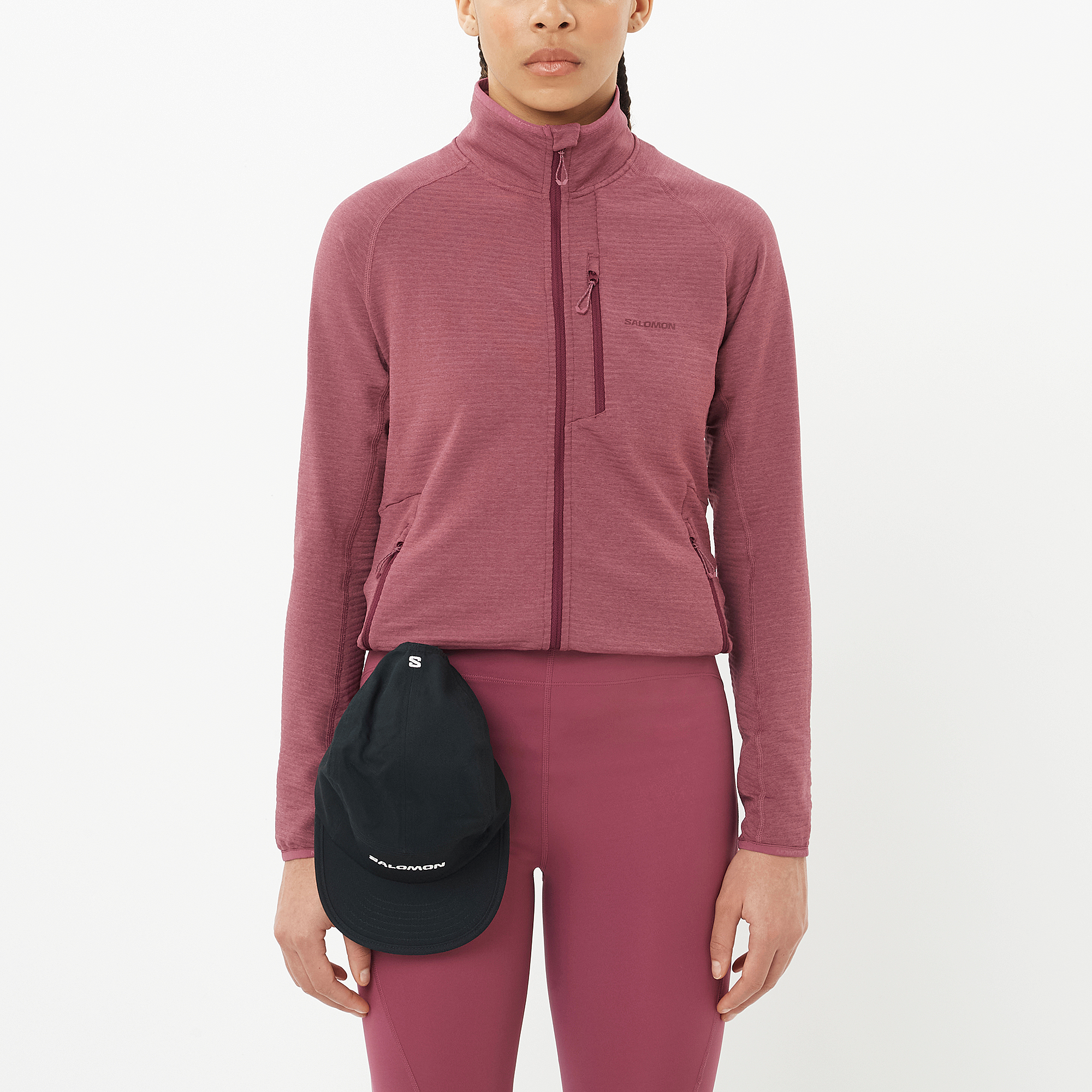 ESSENTIAL LIGHTWARM Women's Full Zip Midlayer Jacket | Salomon