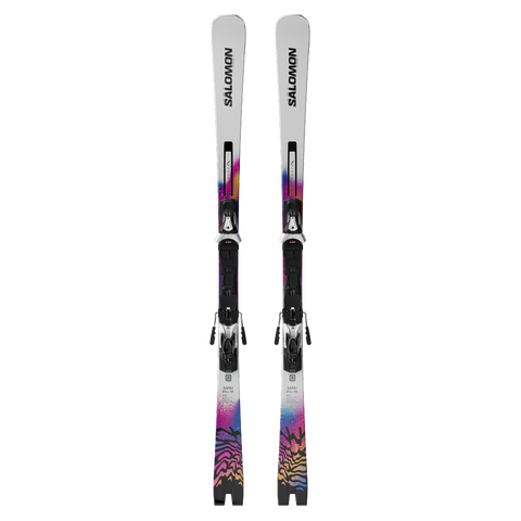 Лыжи Salomon Addikt Pro 66 (and MI12), цвет: Белый / Синий
