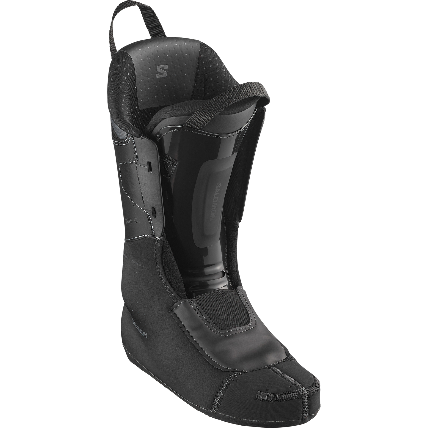 Мужские горнолыжные ботинки Salomon S/Pro Alpha C Boa 100, цвет: Чёрный / Тёмный серый — фото 1