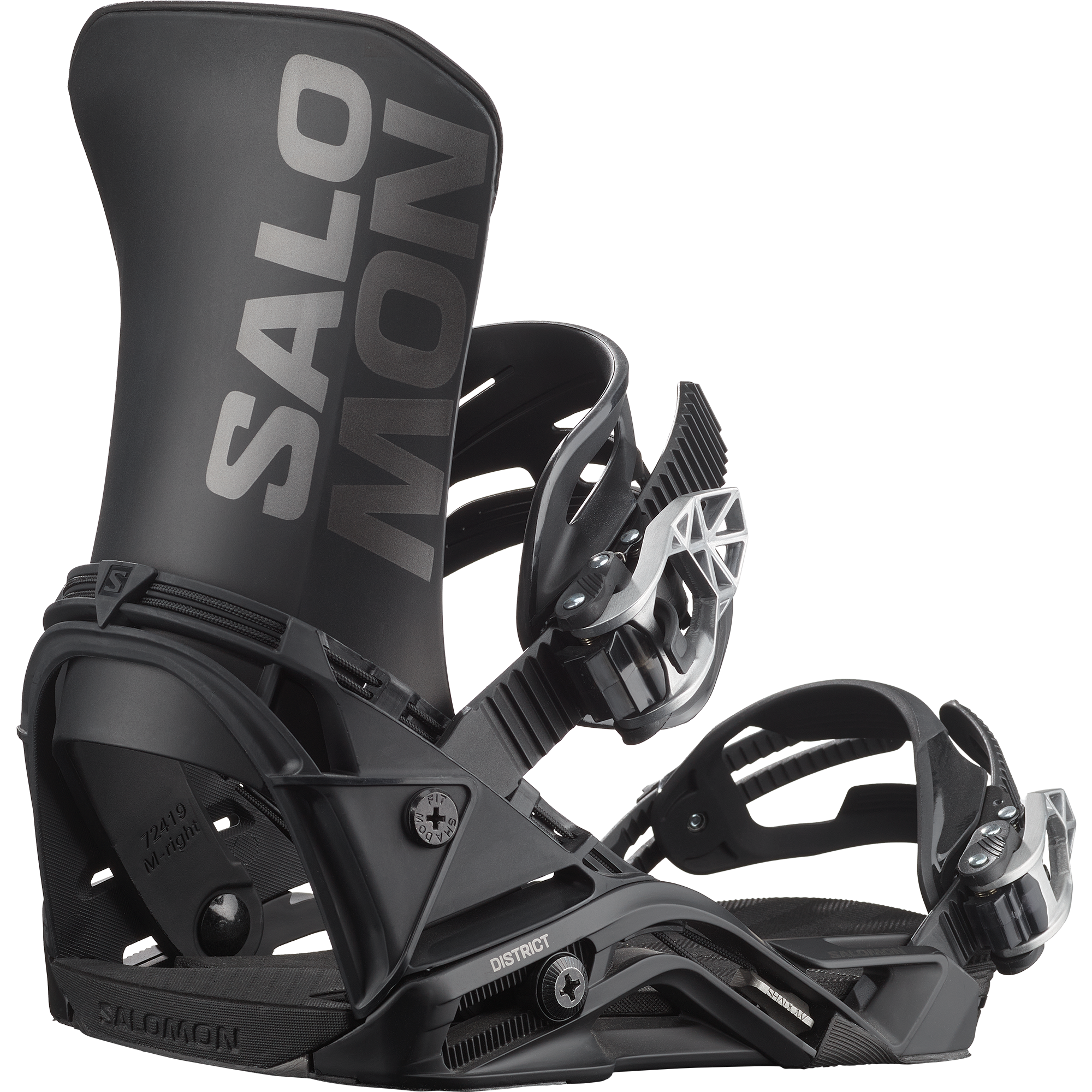 tik・SALOMON HIGHLANDER 22-23 Black Salomon Highlander Snowboard Bindings 2026 | evo