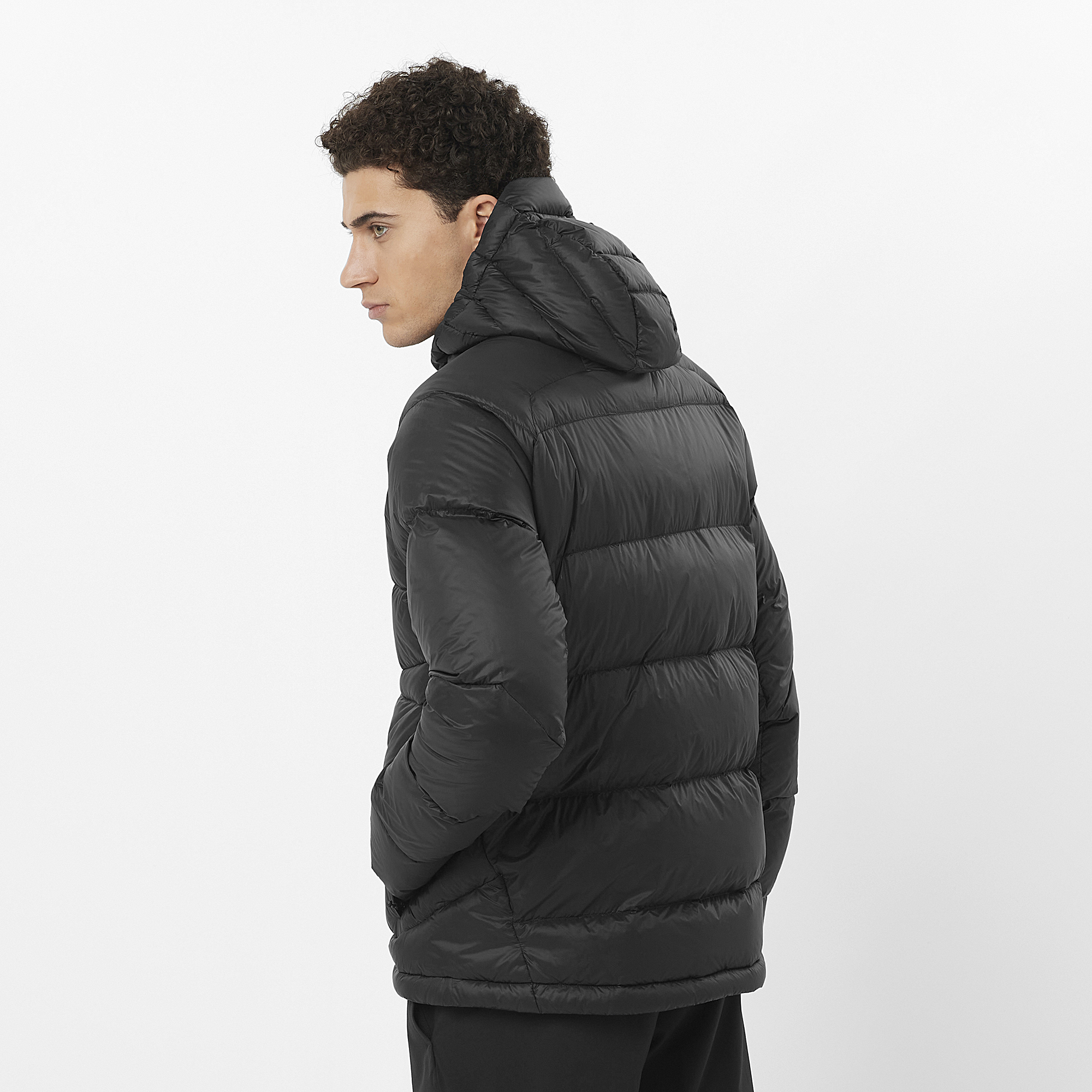 OUTLINE DOWN Men's Hooded Down Jacket | Salomon